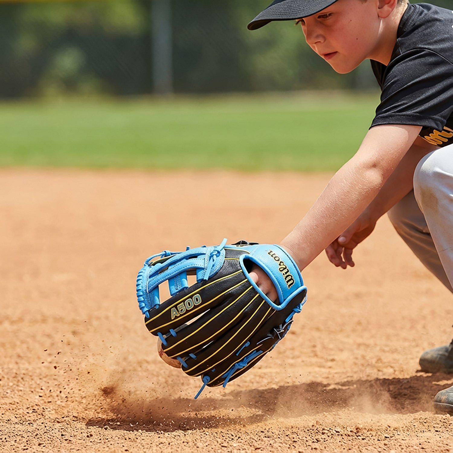 Wilson 10.5 in Youth A500 Infield Baseball Glove                                                                                 - view number 6