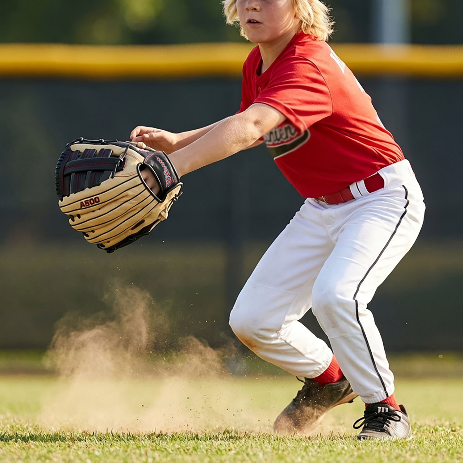 Wilson 12.5 in Youth A500 Outfield Baseball Glove                                                                                - view number 4