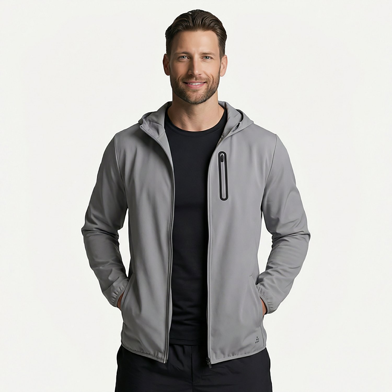 BCG Men's Tech Knit Full Zip Top                                                                                                 - view number 2