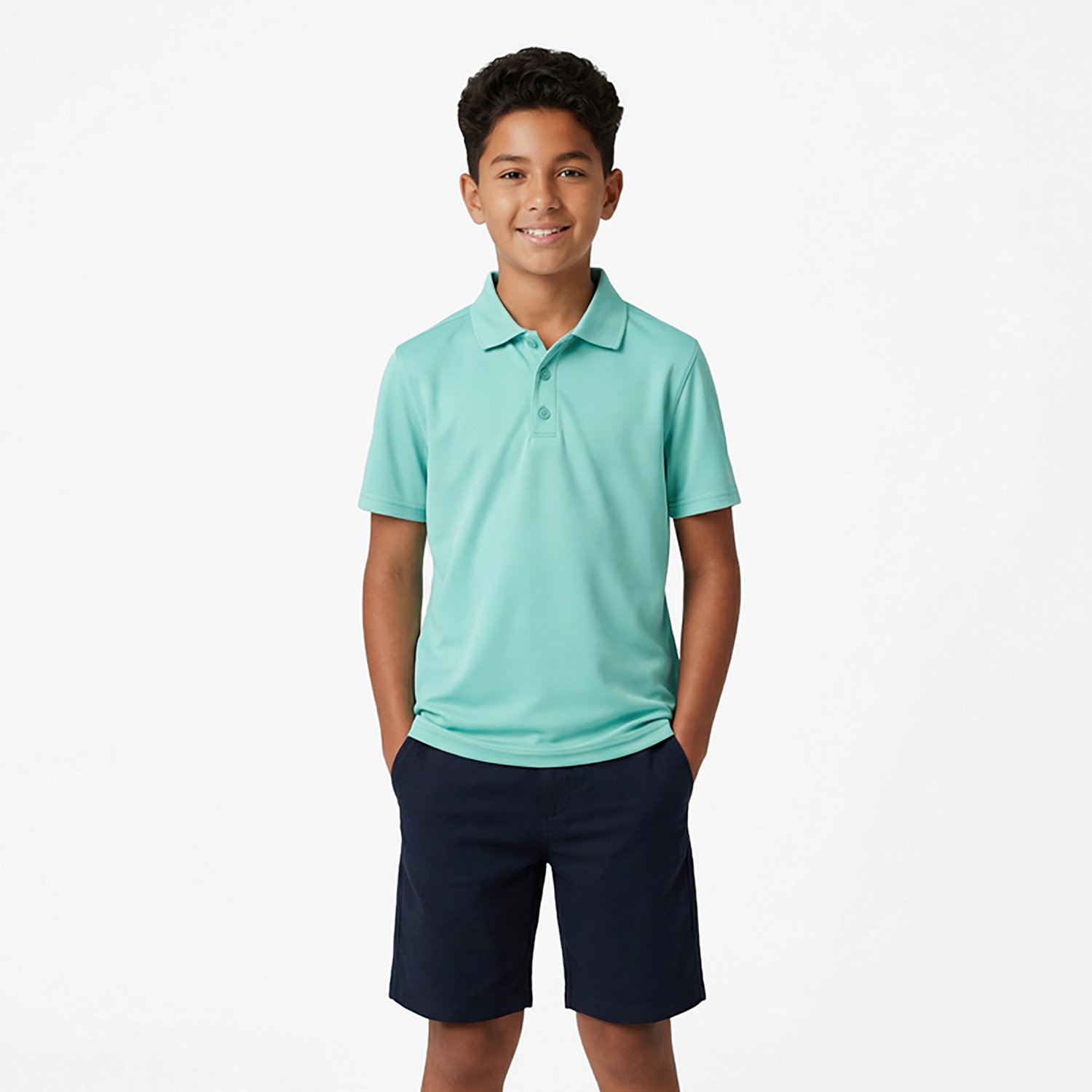 BCG Boys' Training Solid Short Sleeve Polo Shirt                                                                                 - view number 2