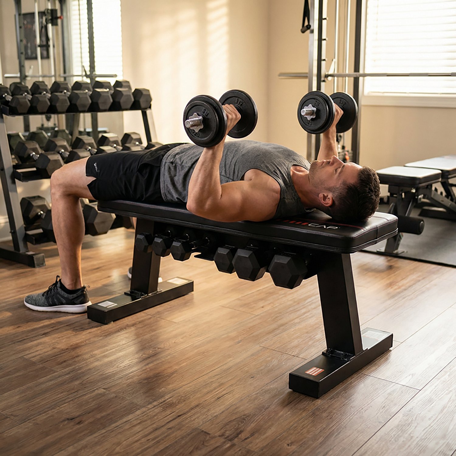 CAP Barbell Flat Bench with Storage - view number 3