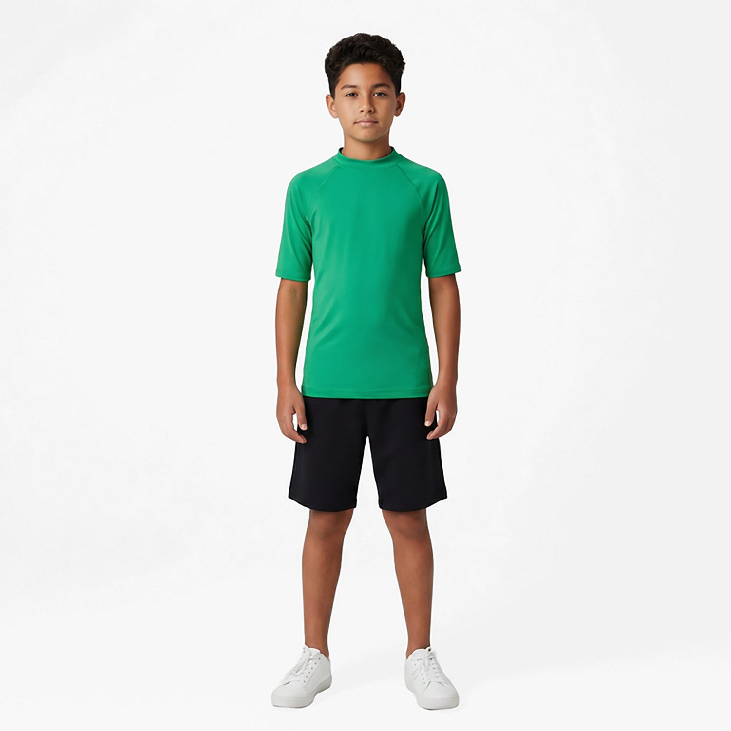 O'Rageous Boys' Solid Short Sleeve Rash Guard