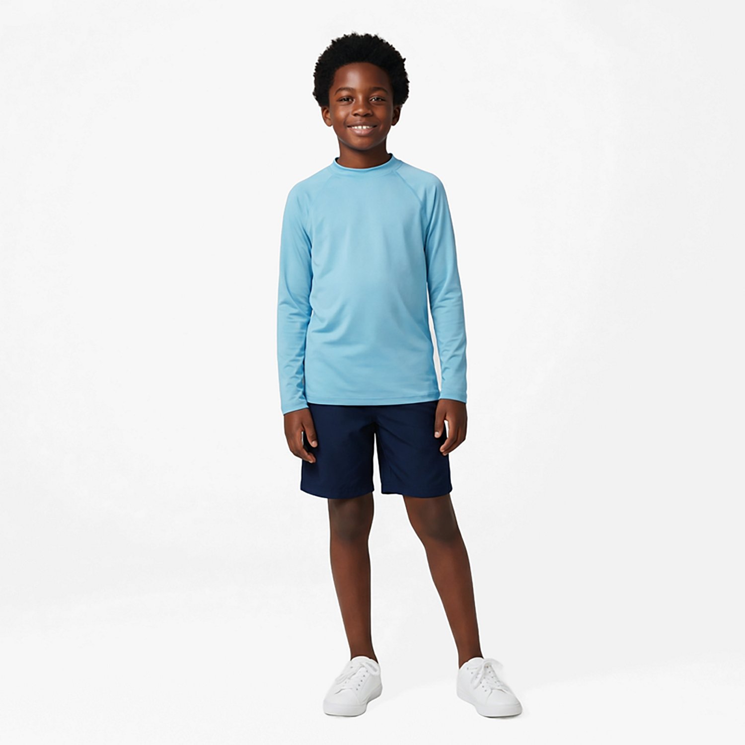 O'Rageous Boys' Solid Long Sleeve Rash Guard