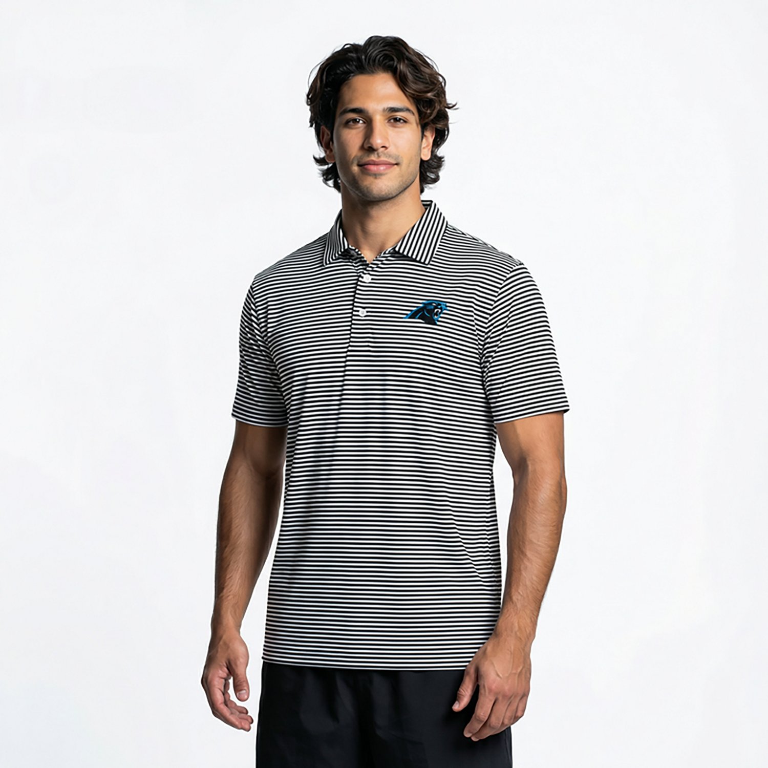 Antigua Men's Panthers Skills Polo Shirt - view number 2