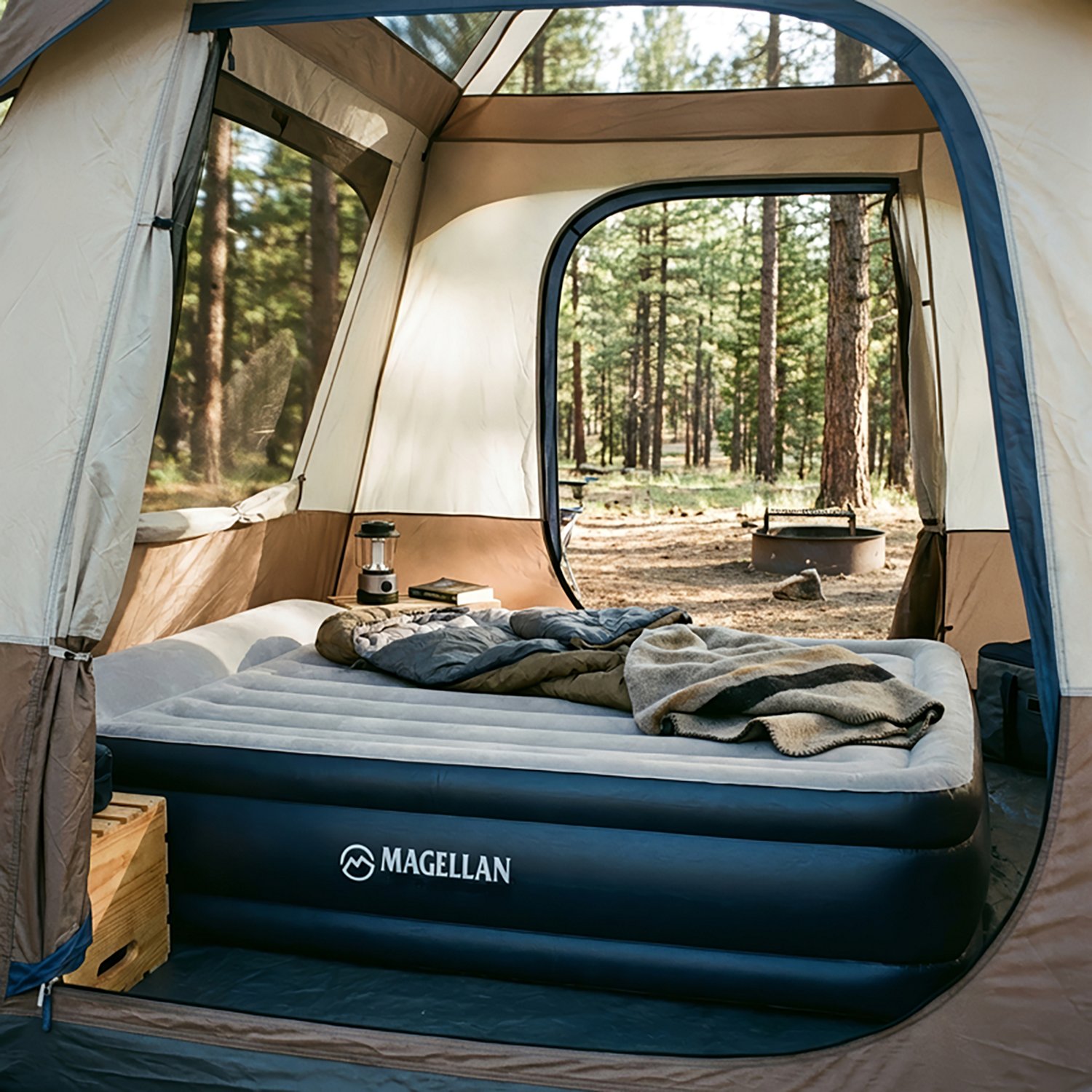 Magellan Outdoors Tritech Raised Queen Air Mattress | Academy