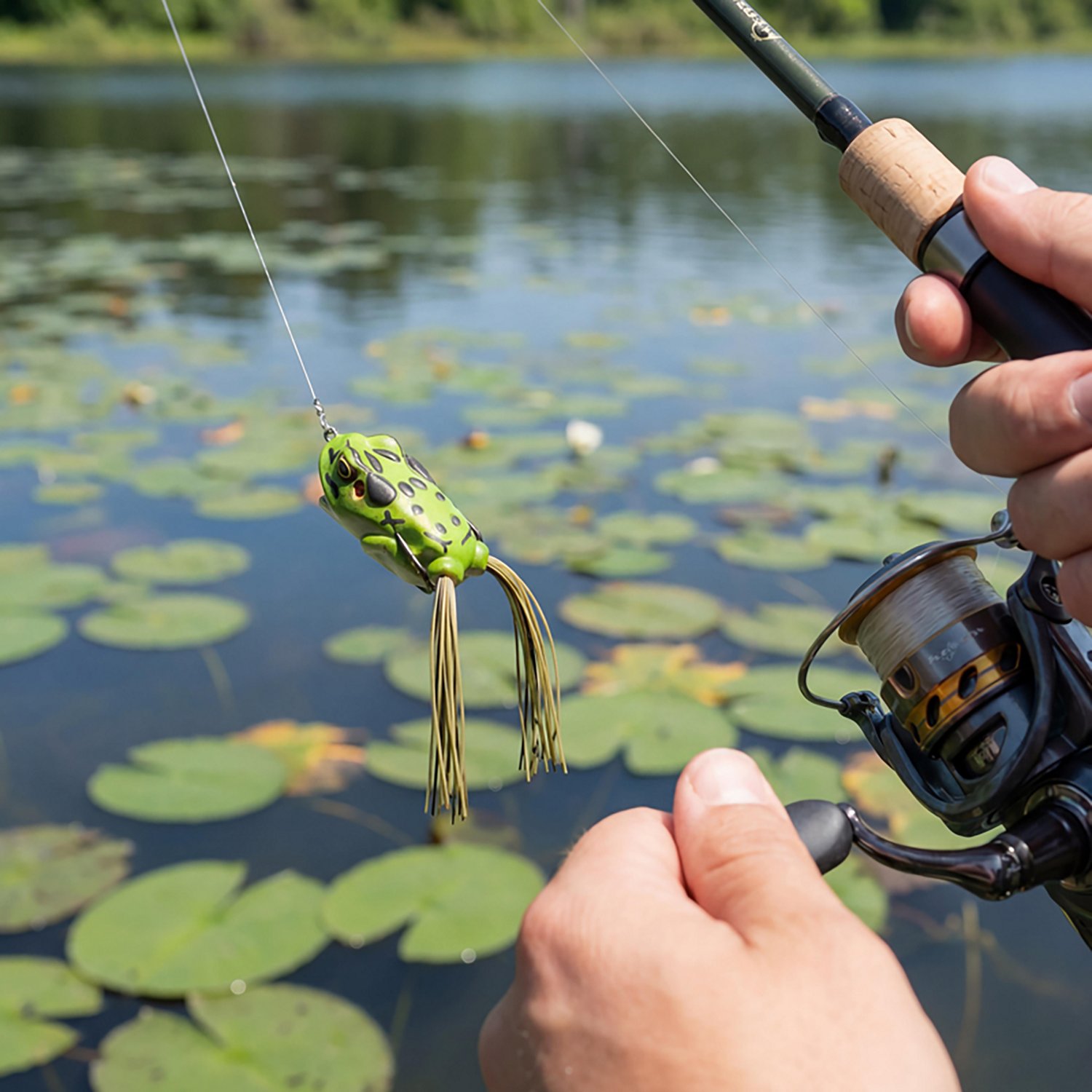 Lunkerhunt Compact Popping Frog Soft Bait - view number 7