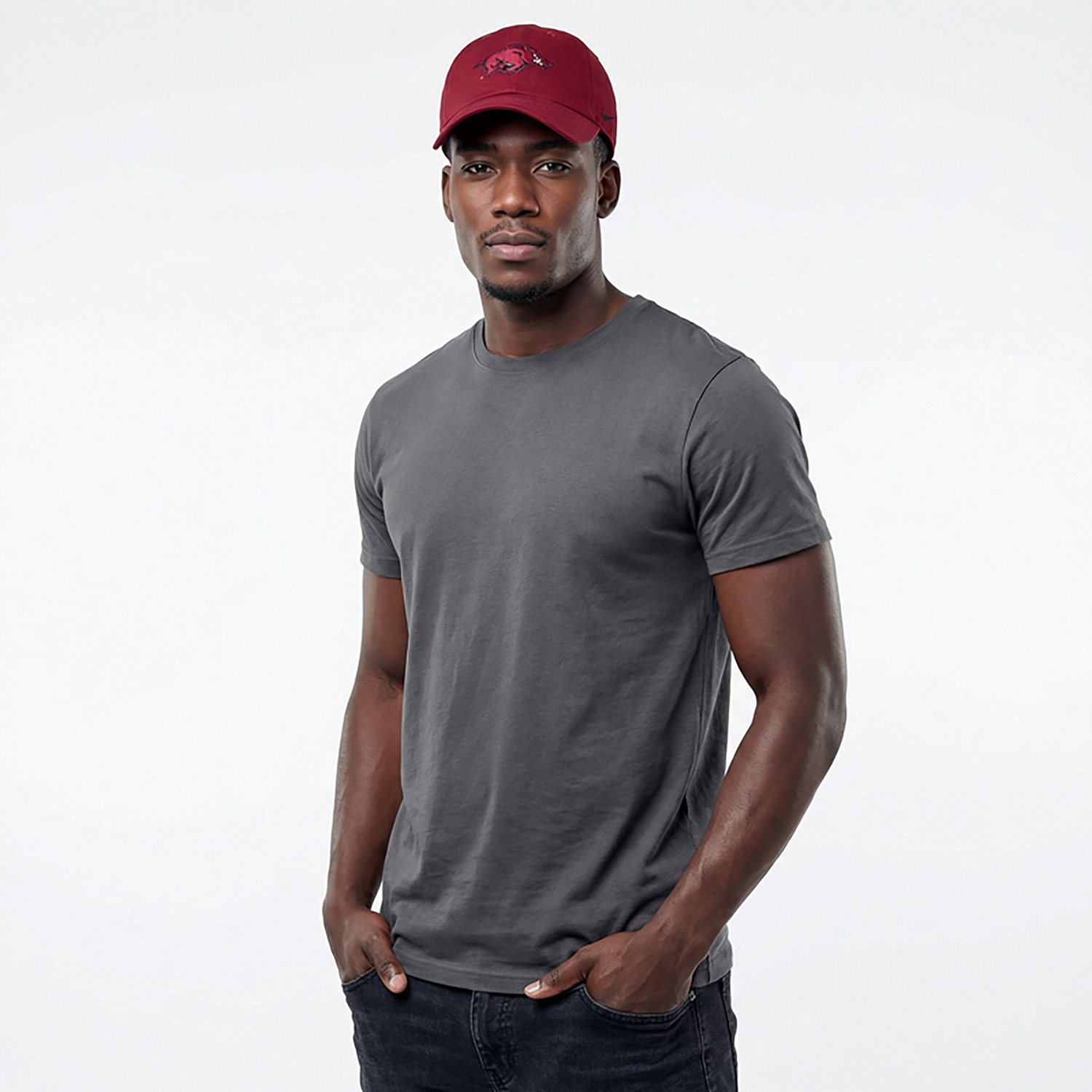 Nike Men's Arkansas Unstructured Club Cap - view number 2
