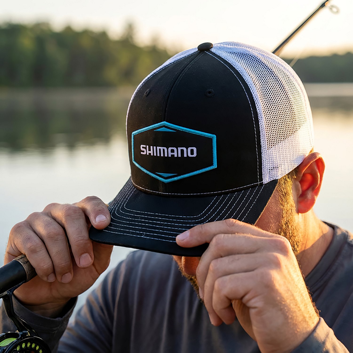 Shimano Adults' Original Adjustable Trucker Cap                                                                                  - view number 3