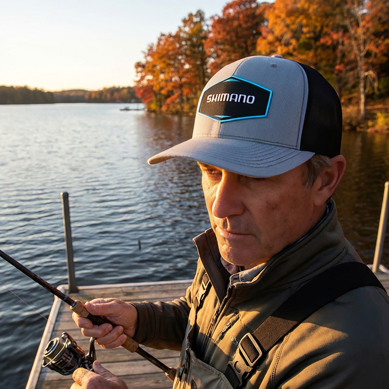 Shimano Adults' Original Adjustable Trucker Cap                                                                                  - view number 4