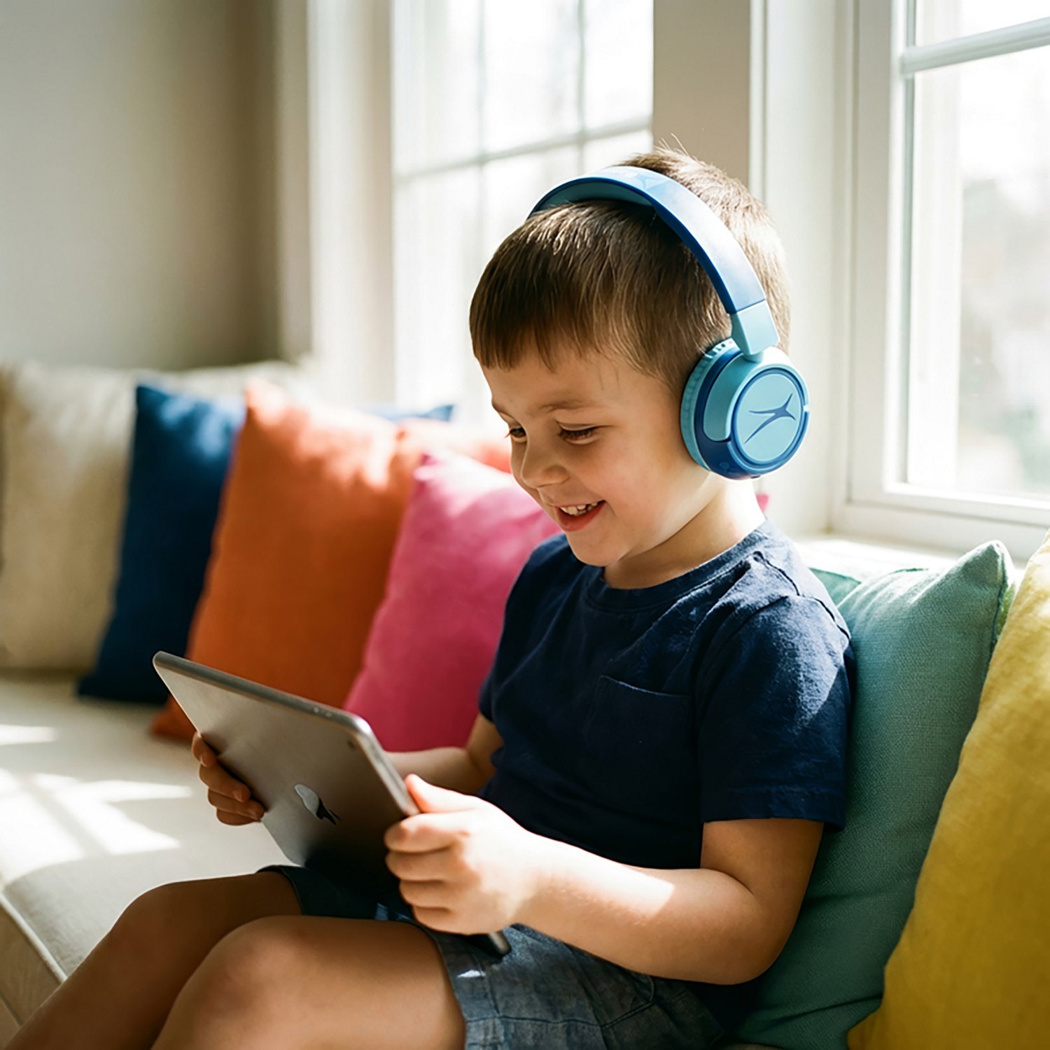 Altec Lansing Kid Safe 2-in-1 Bluetooth and Wired Over-the-Ear Headphones - view number 6