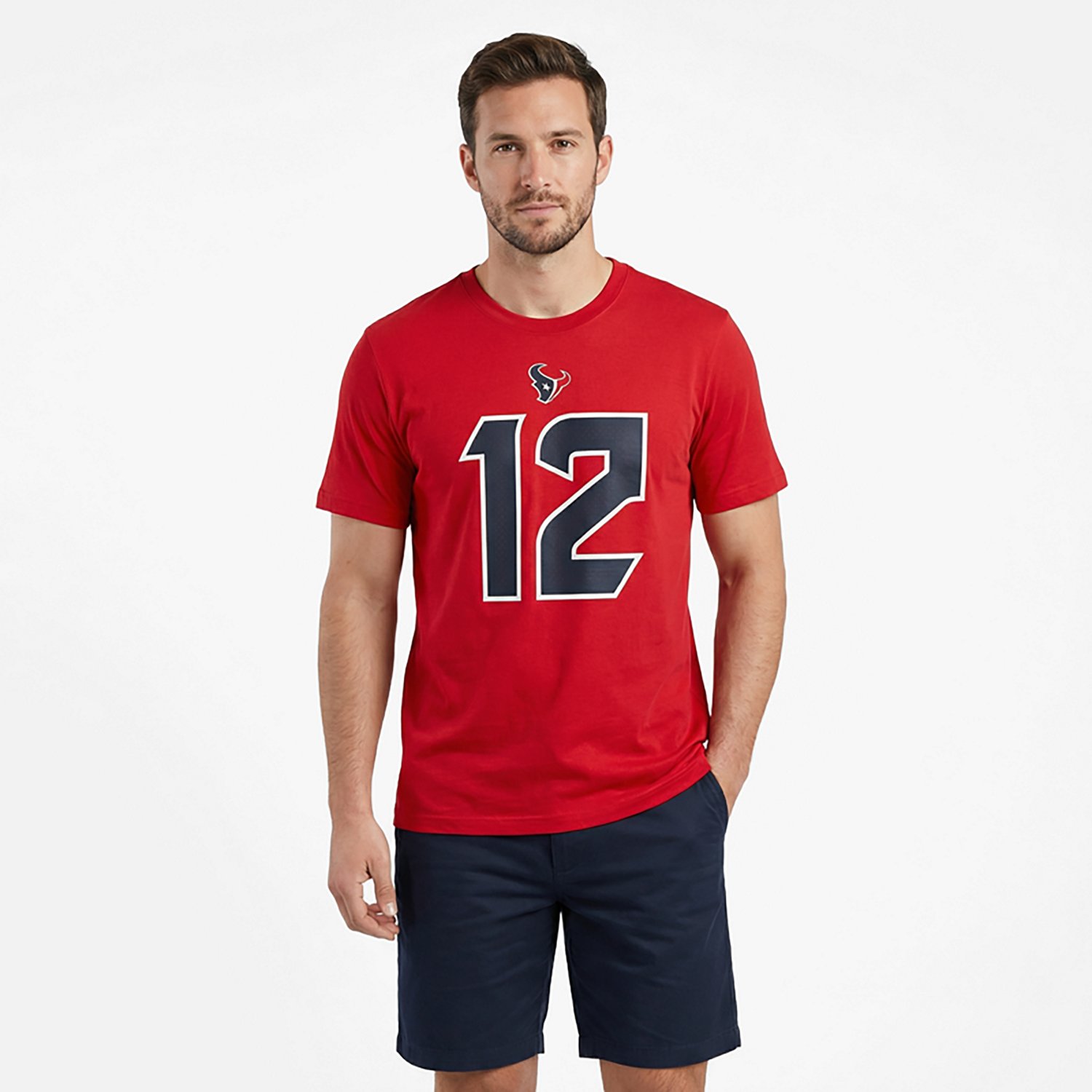 Nike Men's Texans Collins 12 Name & Number T-shirt - view number 2
