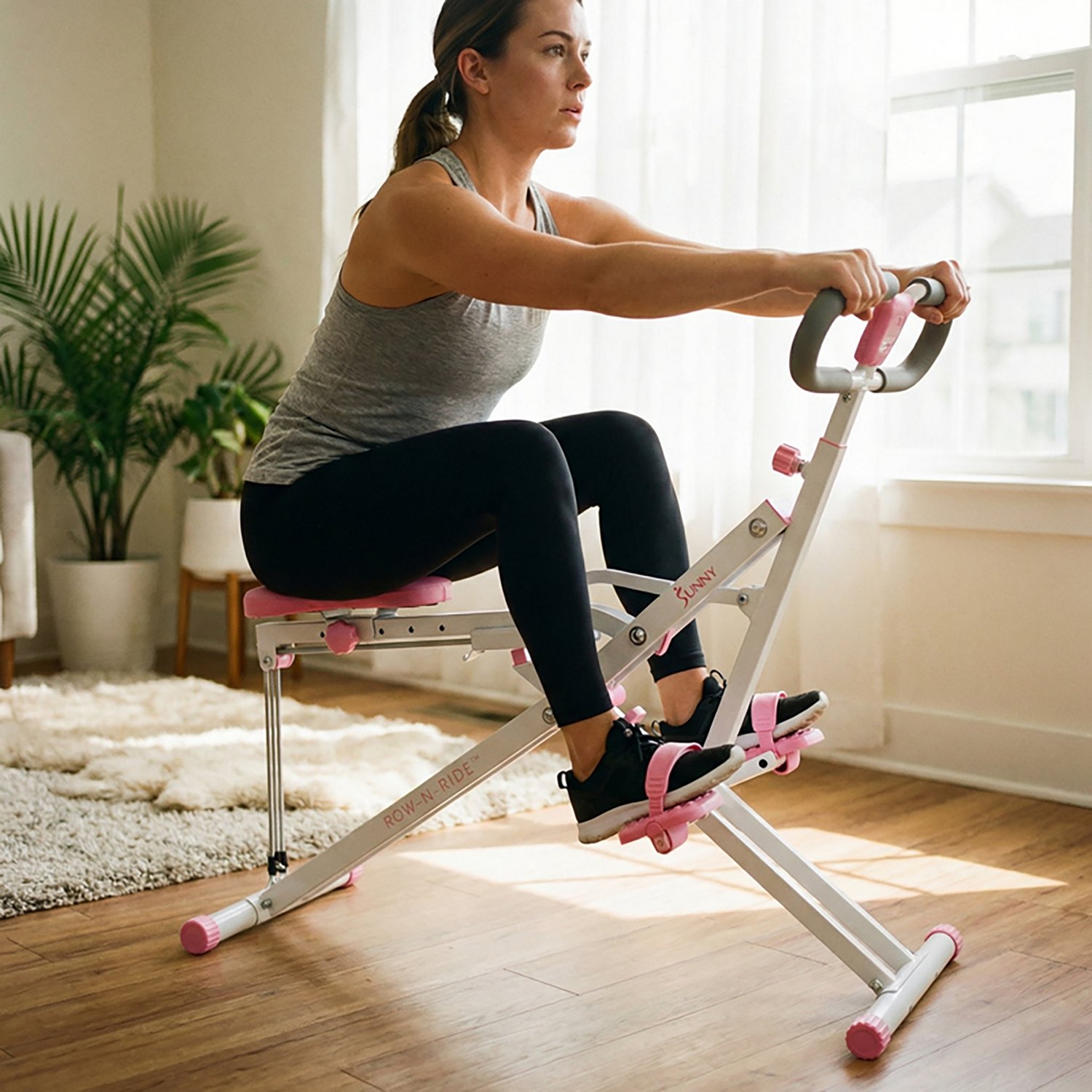 Sunny Health & Fitness Upright Row-N-Ride Exerciser - view number 6