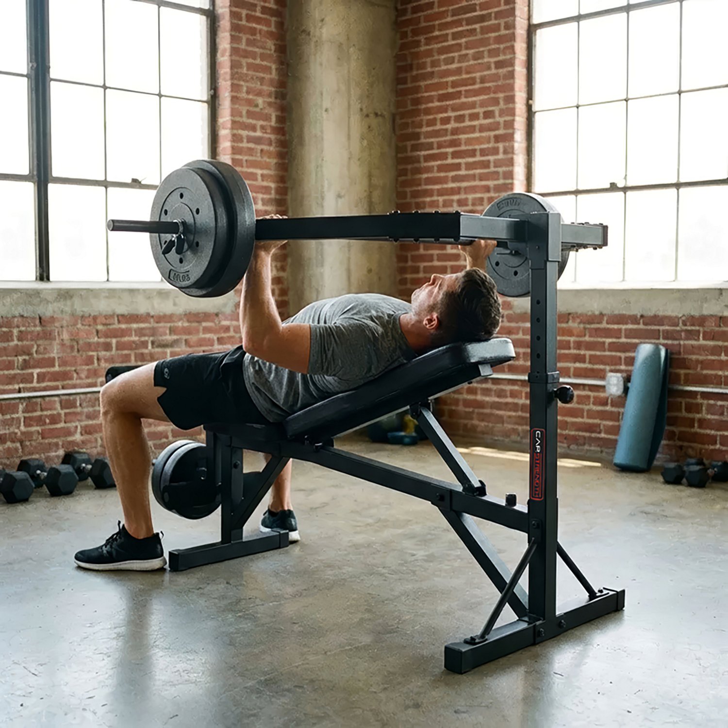 CAP Barbell Leverage 100 lb Combo Bench Set