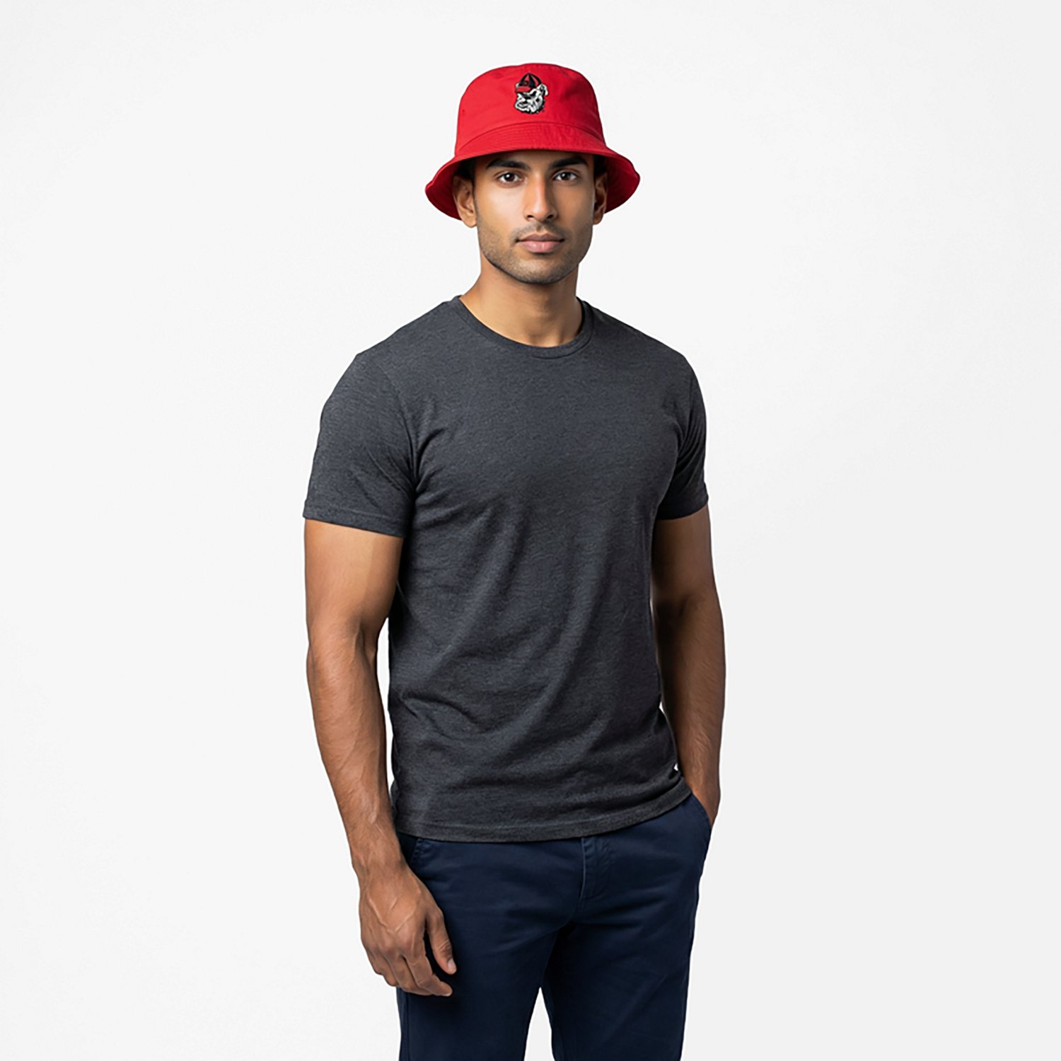 Nike Men's Georgia Apex Vault Logo Square Brim Bucket Cap - view number 2