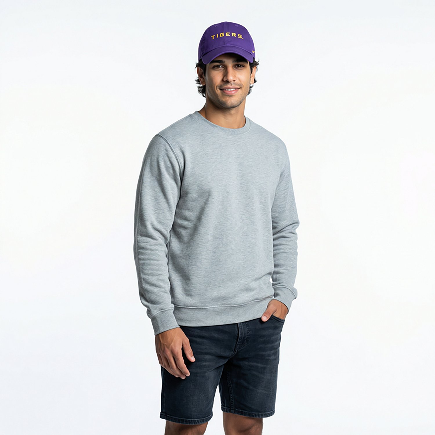 Nike Men's LSU Club Primetime Unstructured Adjustable Cap - view number 2