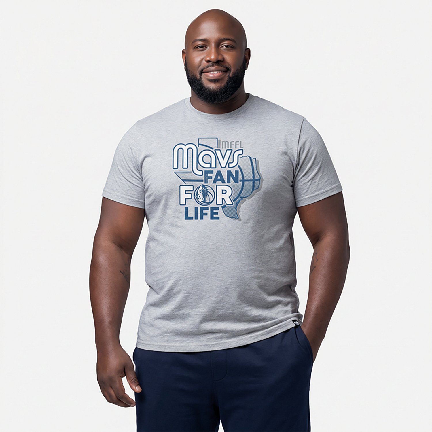 '47 Men's Dallas Mavericks 'State Shape' Regional Franklin T-shirt - view number 2