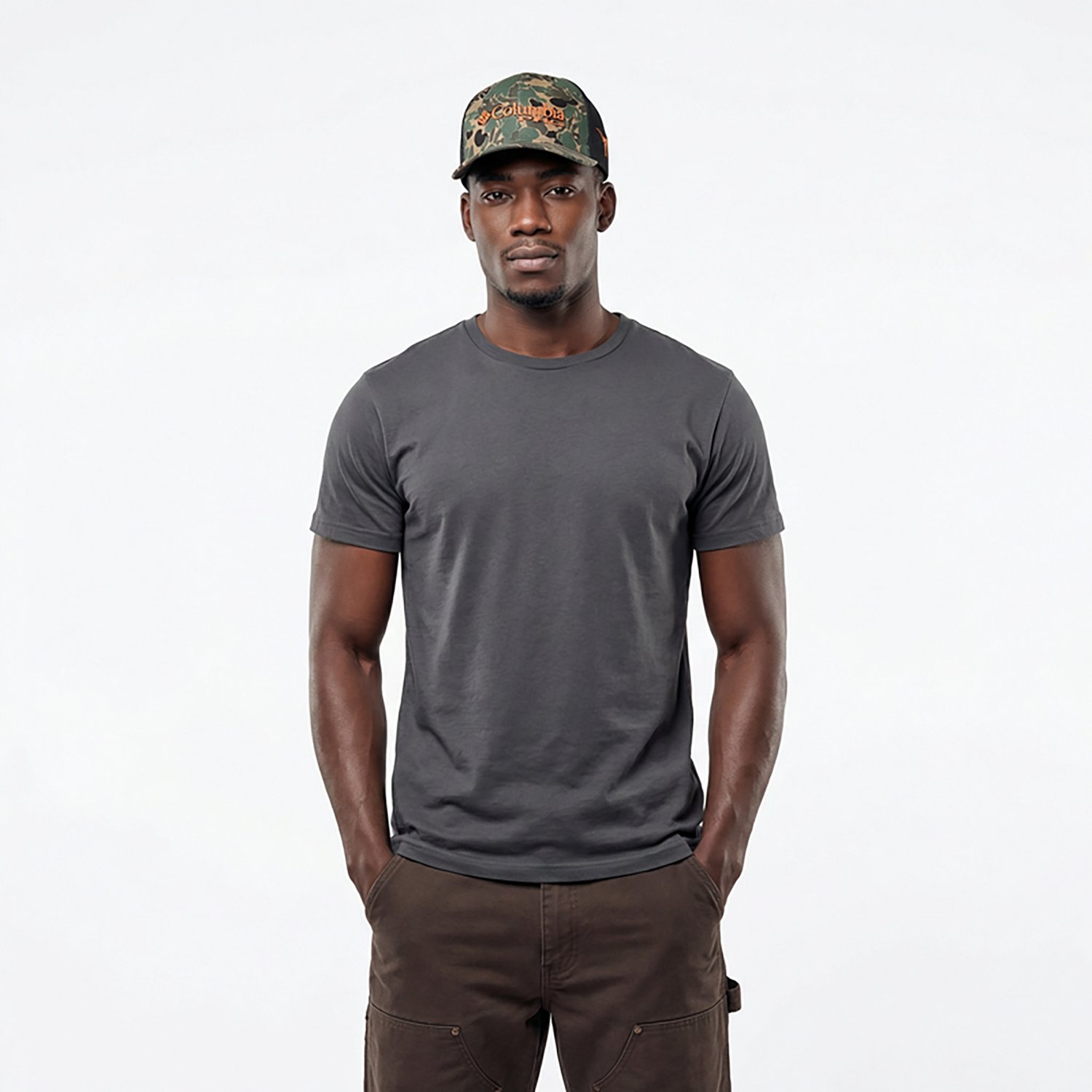 Columbia Sportswear Texas Longhorns Adults' PHG Camo Mesh Ball Cap - view number 2