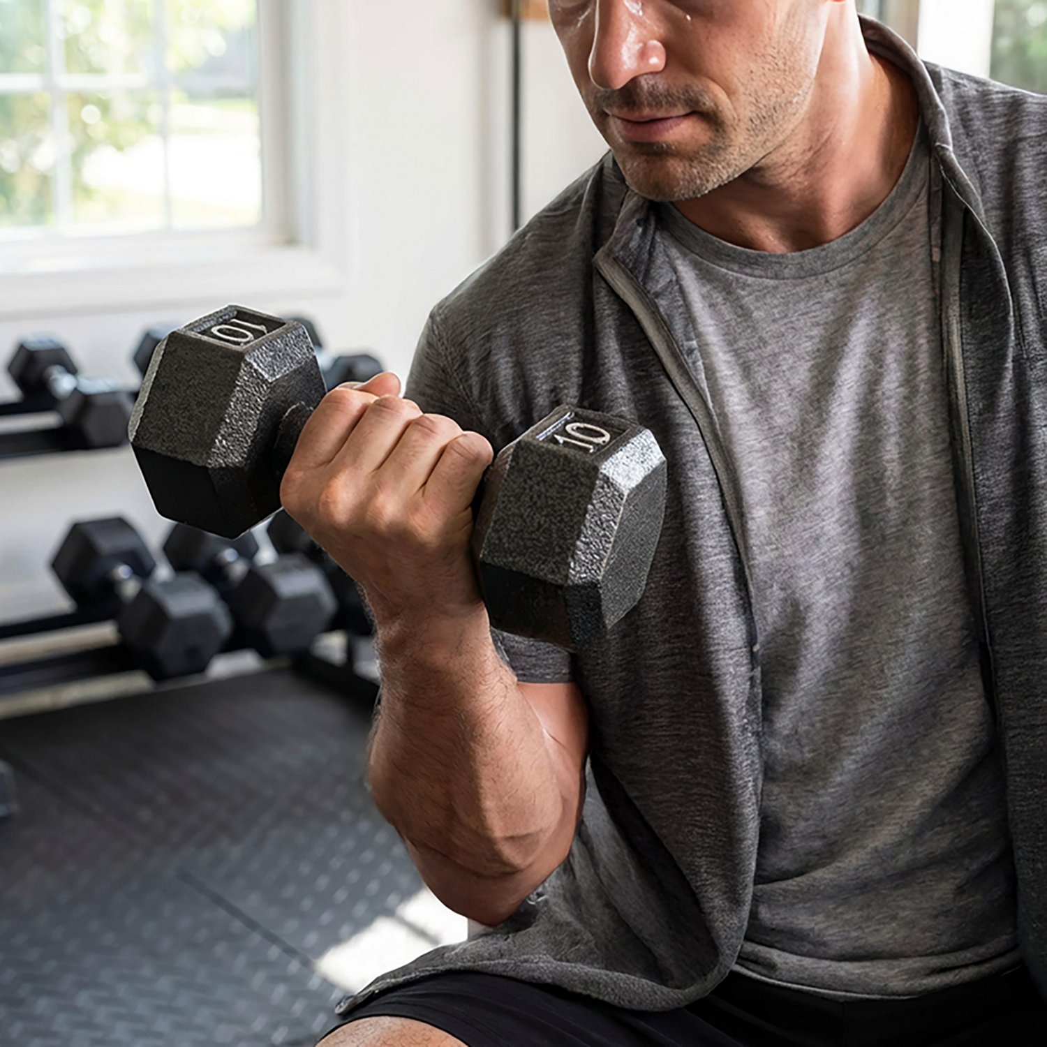 CAP Barbell Cast Iron Hex Dumbbell - Single - view number 2