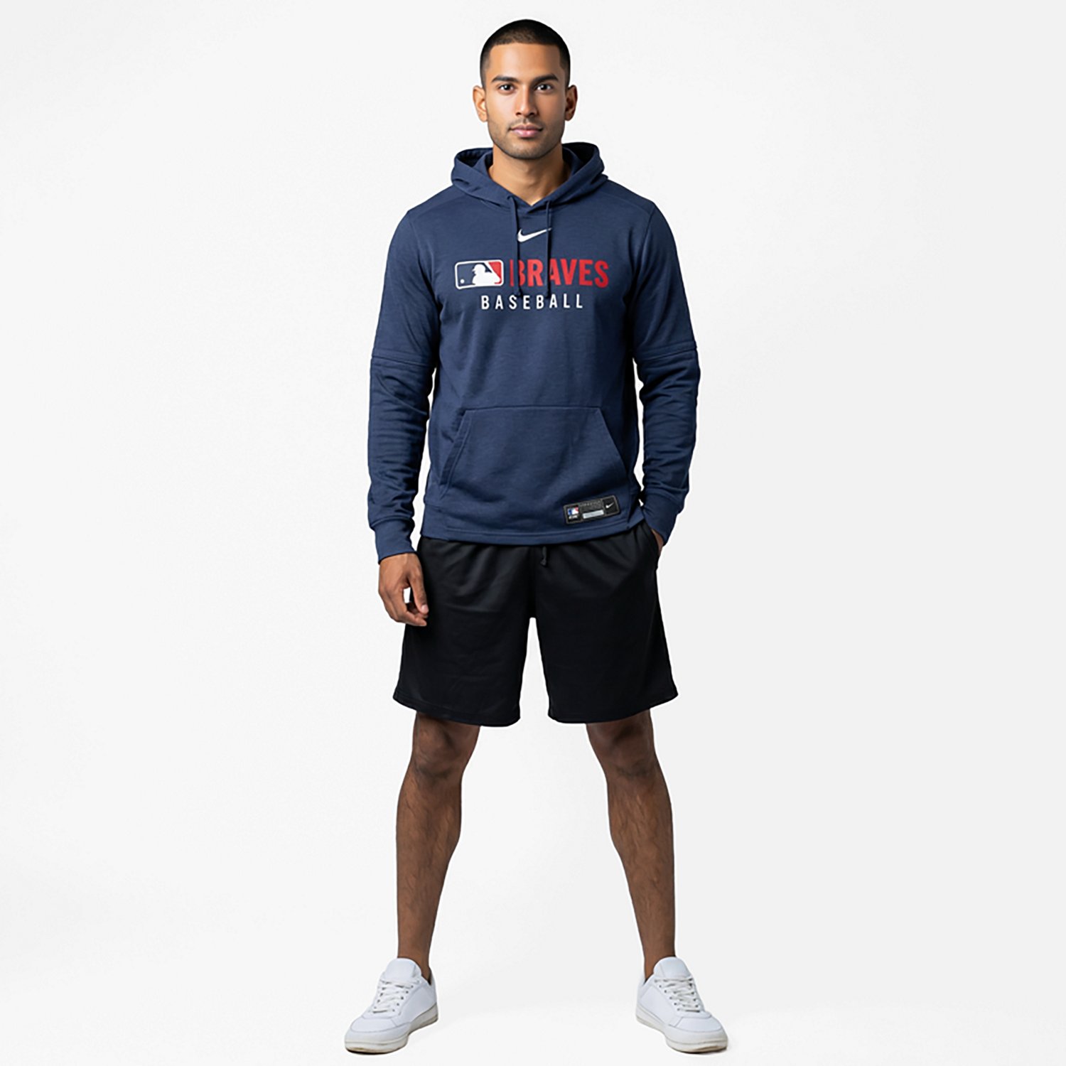 Nike Men's Atlanta Braves Authentic Collection Long Sleeve Hoodie