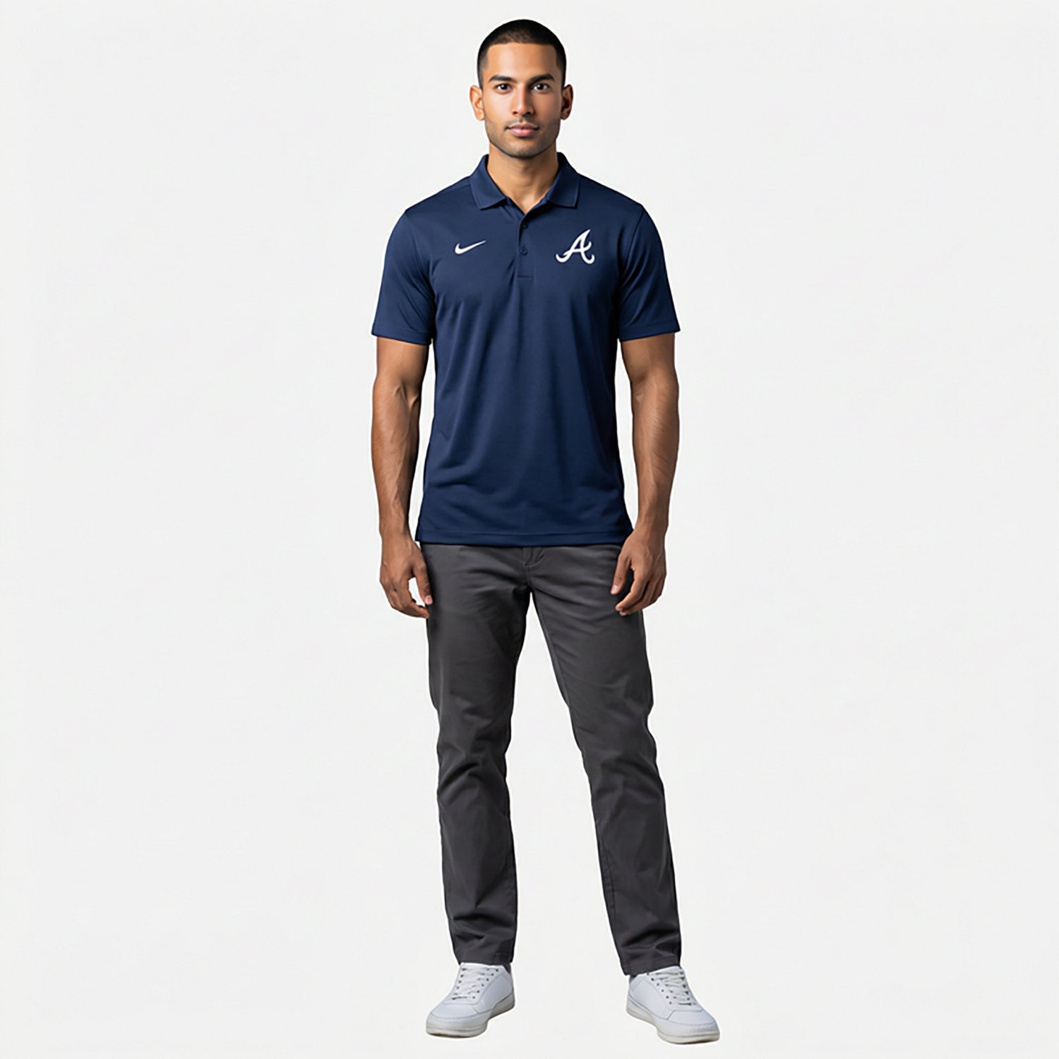 Nike Men's Braves MLB Victory Polo Shirt