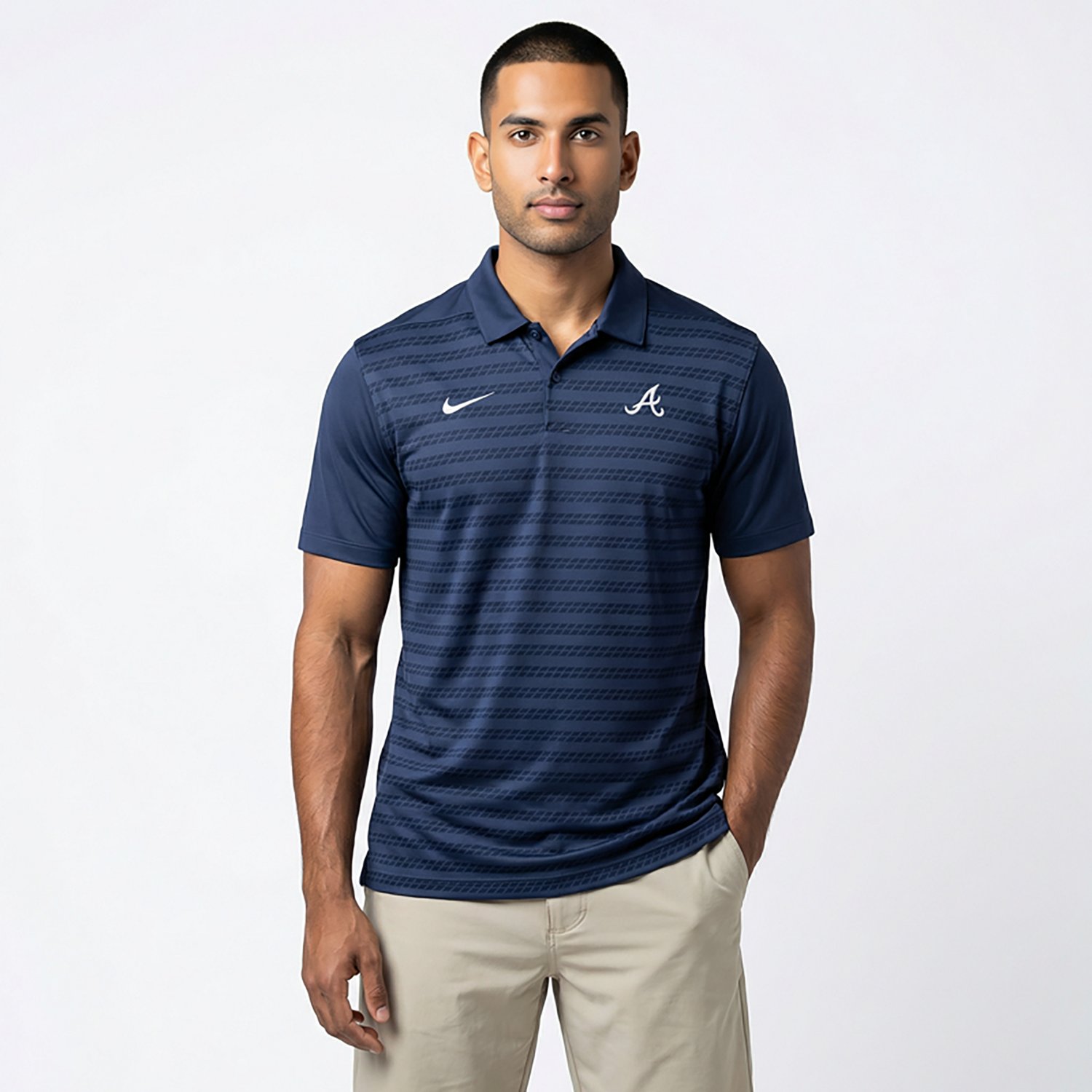 Nike Atlanta Braves Authentic Collection Victory Performance Polo                                                                - view number 2