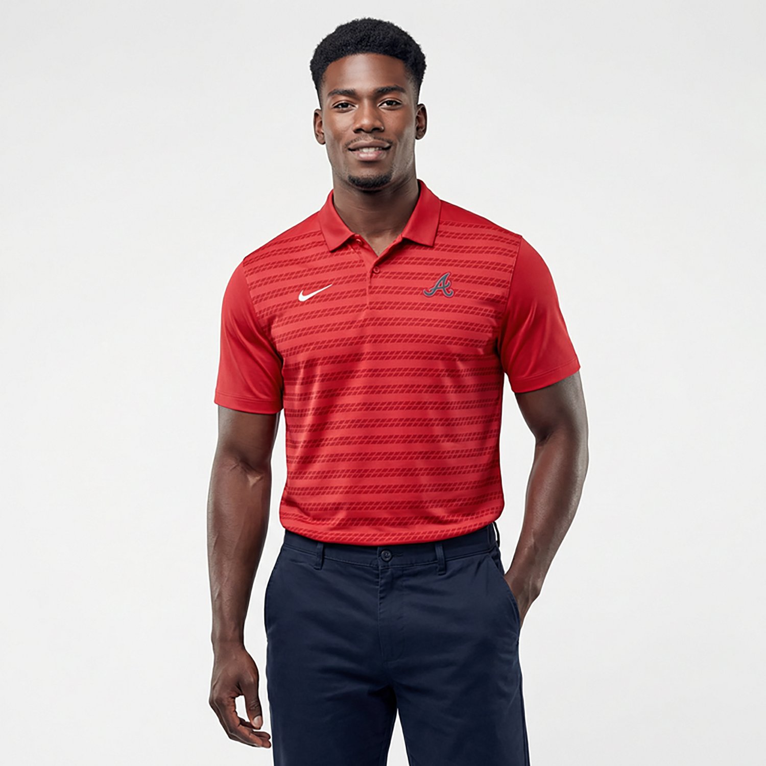 Nike Atlanta Braves Authentic Collection Victory Performance Polo                                                                - view number 2