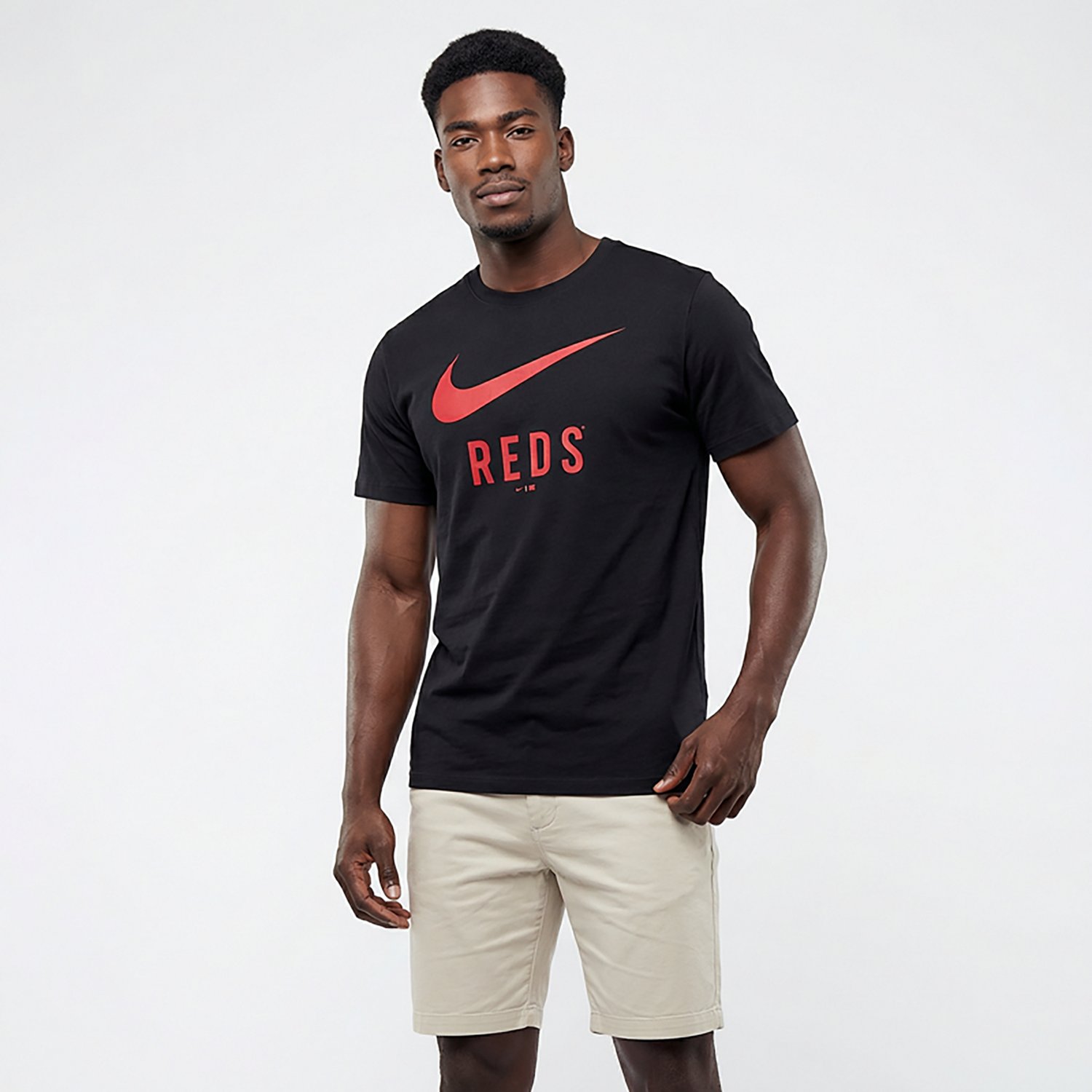 Nike Men's Reds MLB Swoosh T-shirt - view number 2