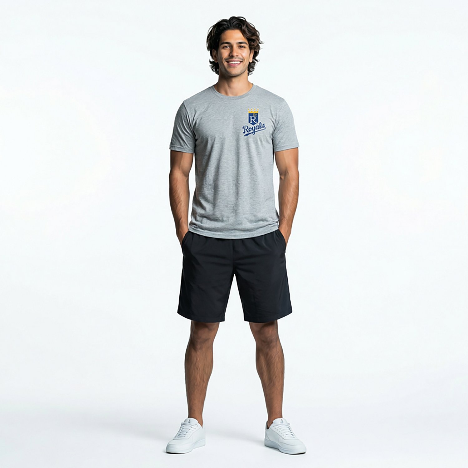 Nike Men's Royals Cooperstown Large Logo 2 Hit T-shirt