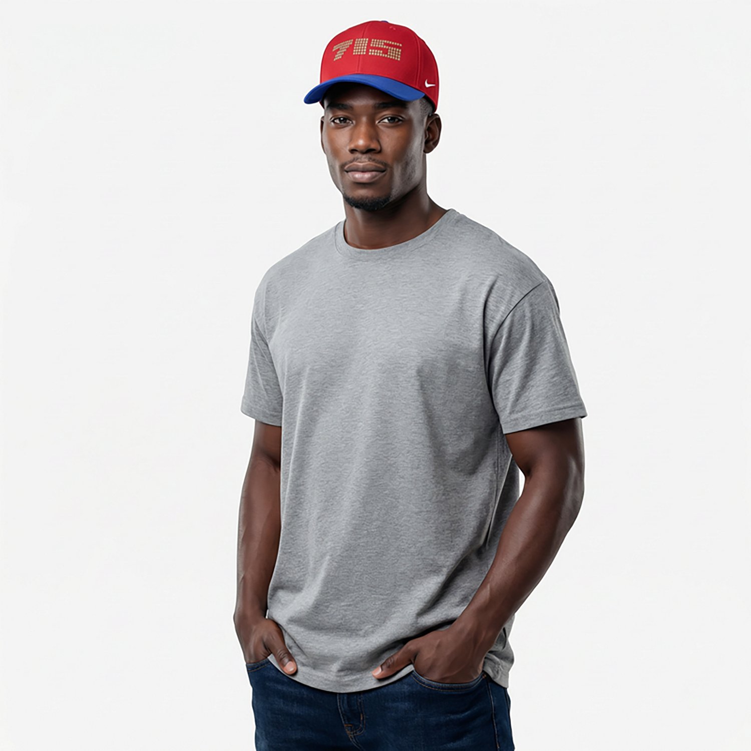 Nike Men's Braves City Connect Rise Structured Cap