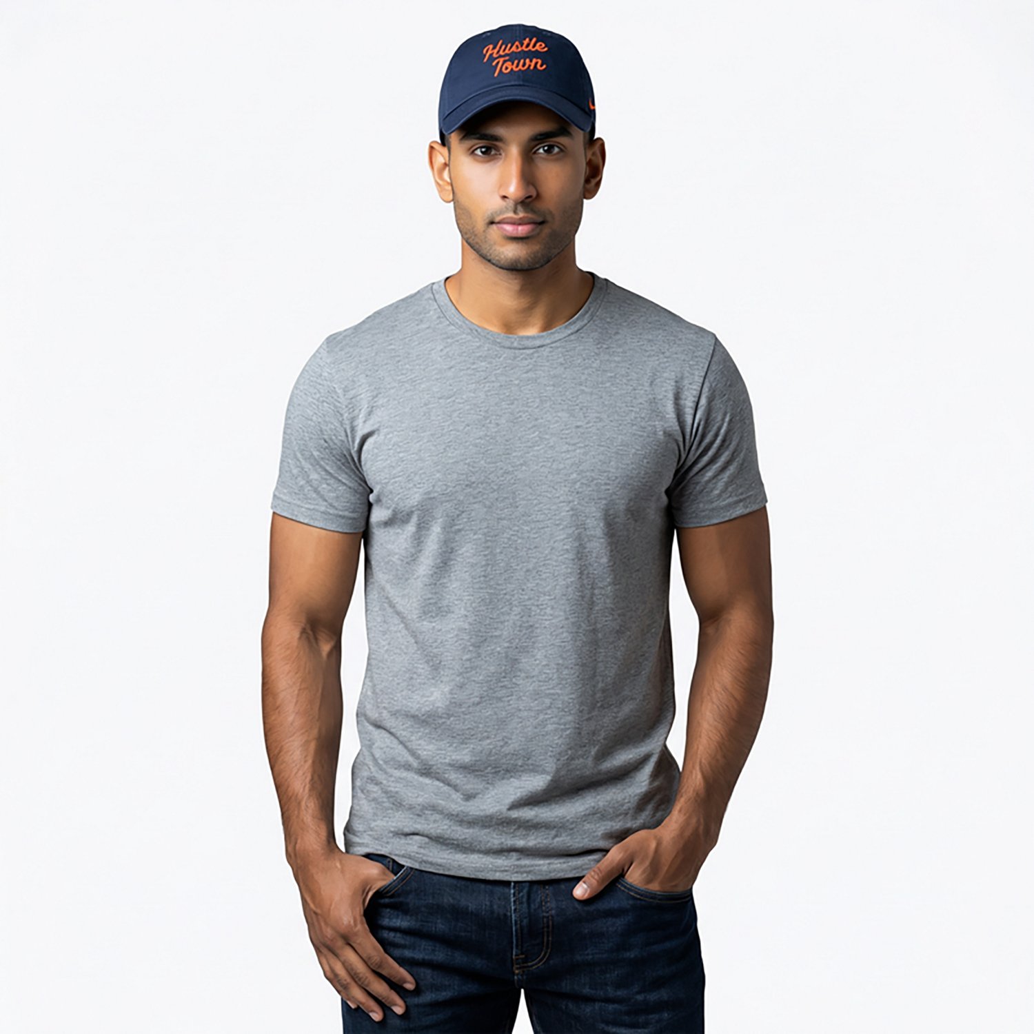 Nike Men's Astros Primetime Club Unstructured Adjustable Cap - view number 2