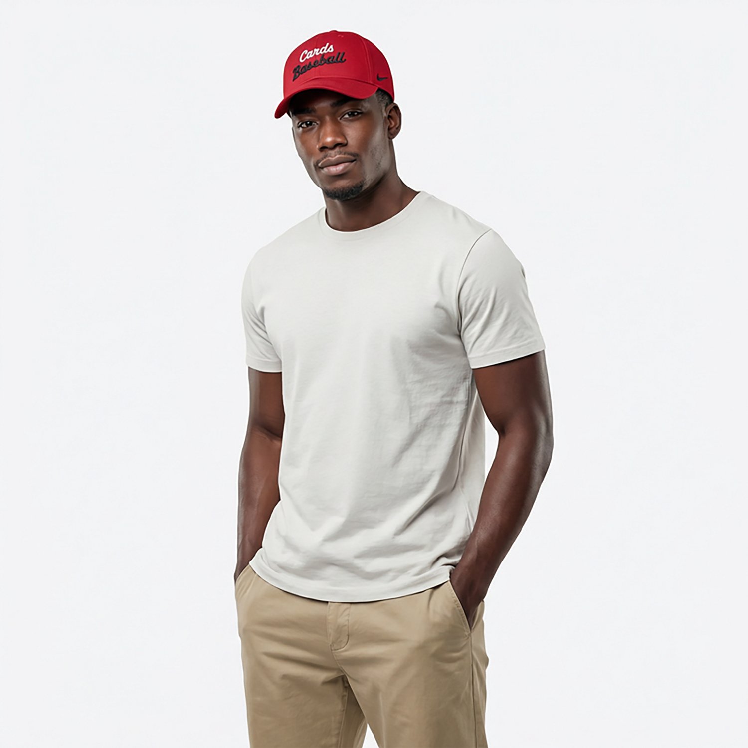 Nike Men's Cardinals Primetime Club Unstructured Adjustable Cap - view number 2