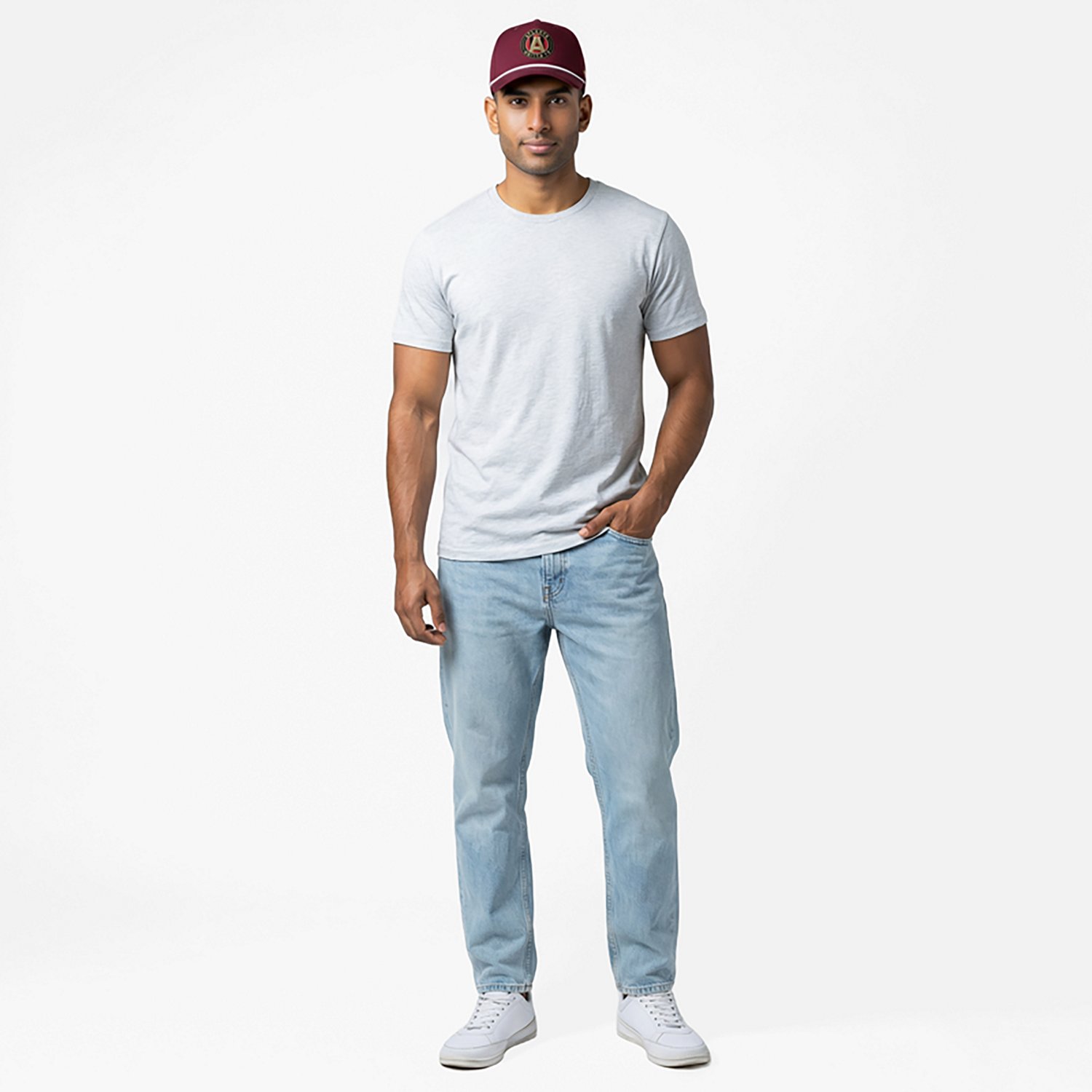 Fanatics Men's Atlanta United FC Route One A-Frame Adjustable Snapback Cap