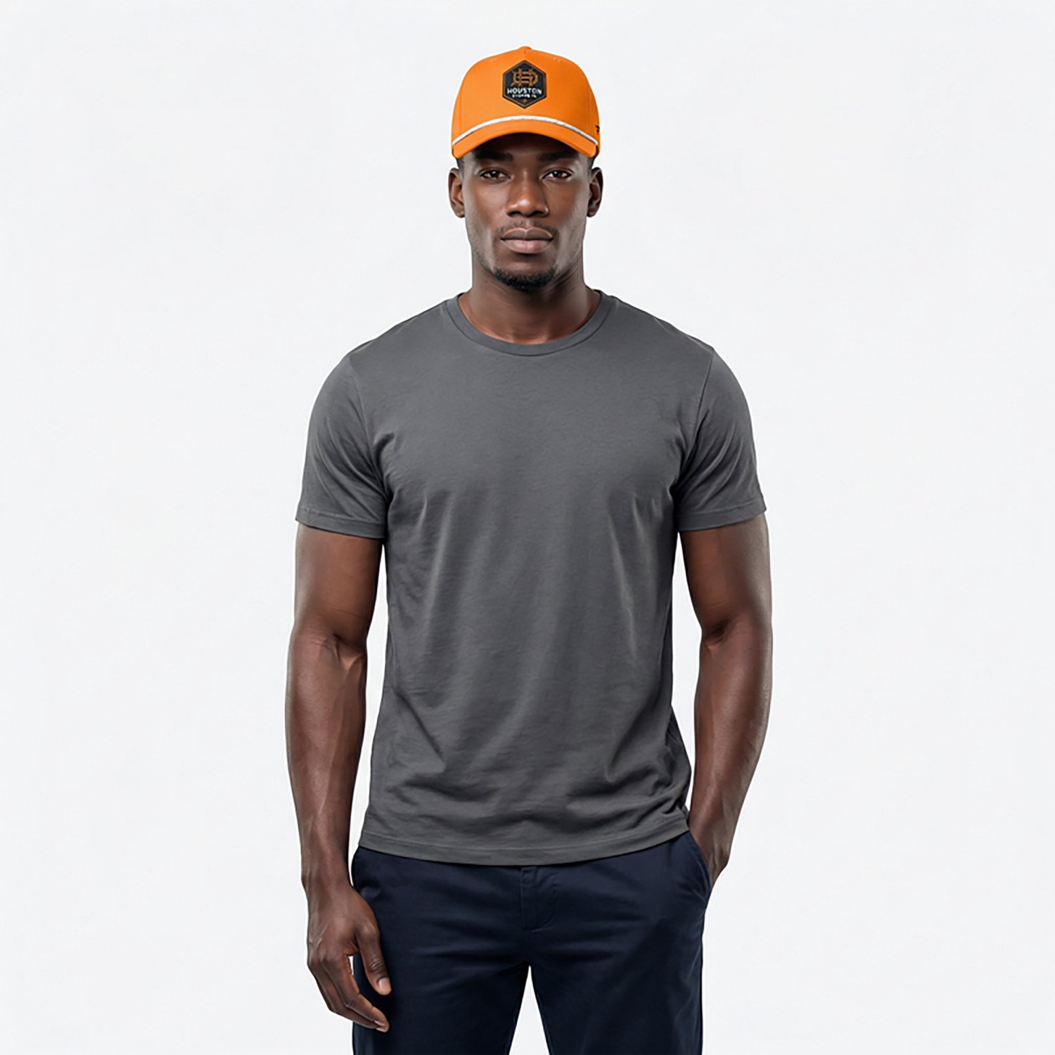 Fanatics Men's Houston Dynamo Route One A-Frame Adjustable Snapback Cap