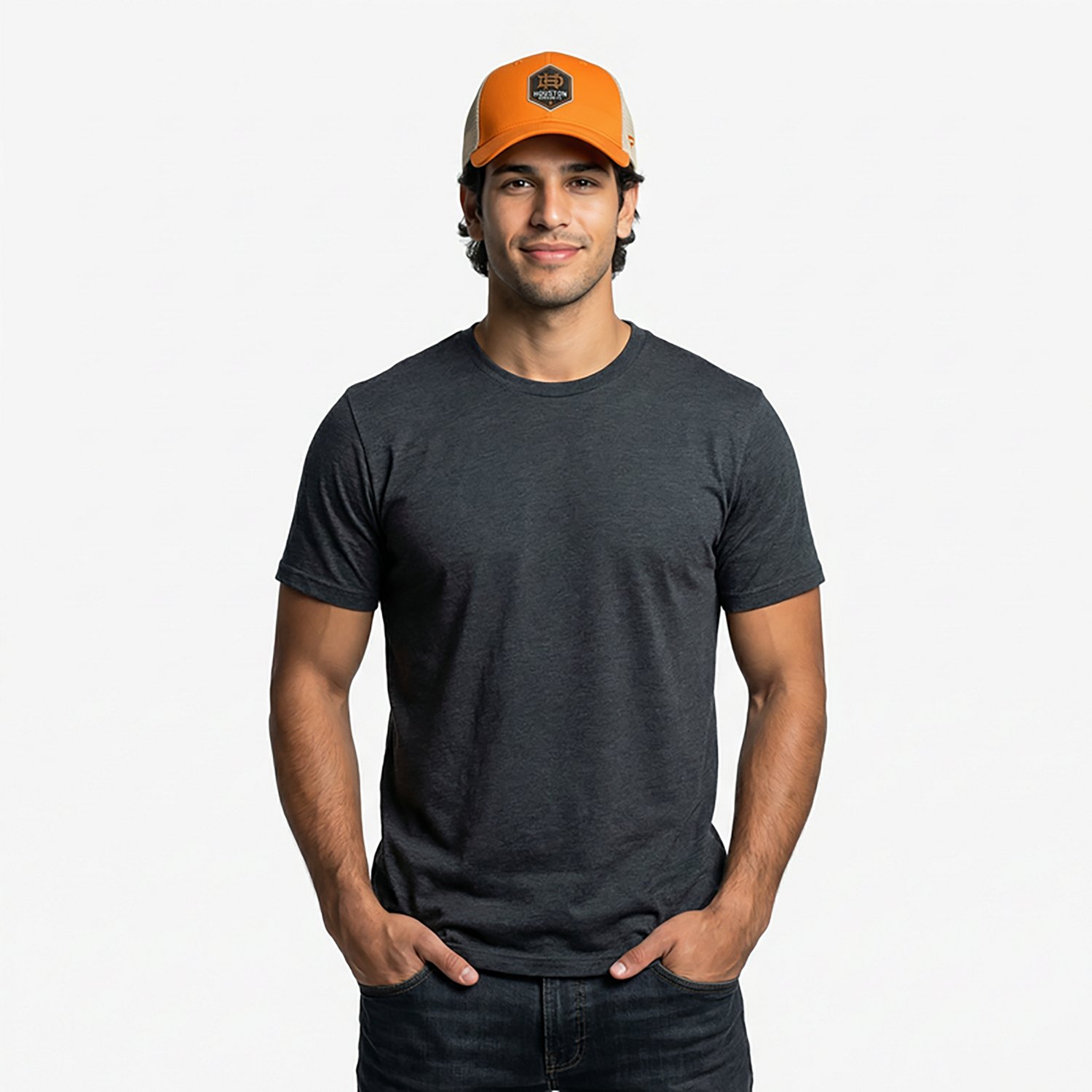 Fanatics Men's Houston Dynamo False Nine Unstructured Adjustable Mesh Snapback Cap - view number 2