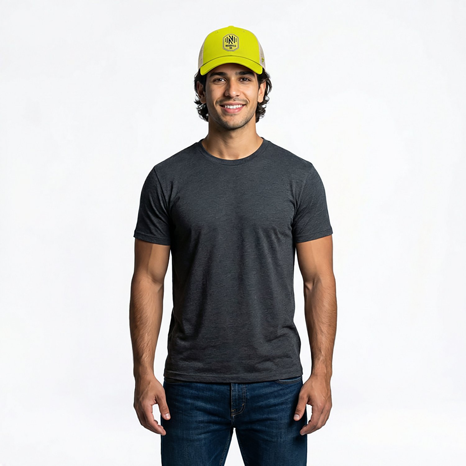 Fanatics Men's Nashville SC False Nine Unstructured Adjustable Mesh Snapback Cap - view number 2