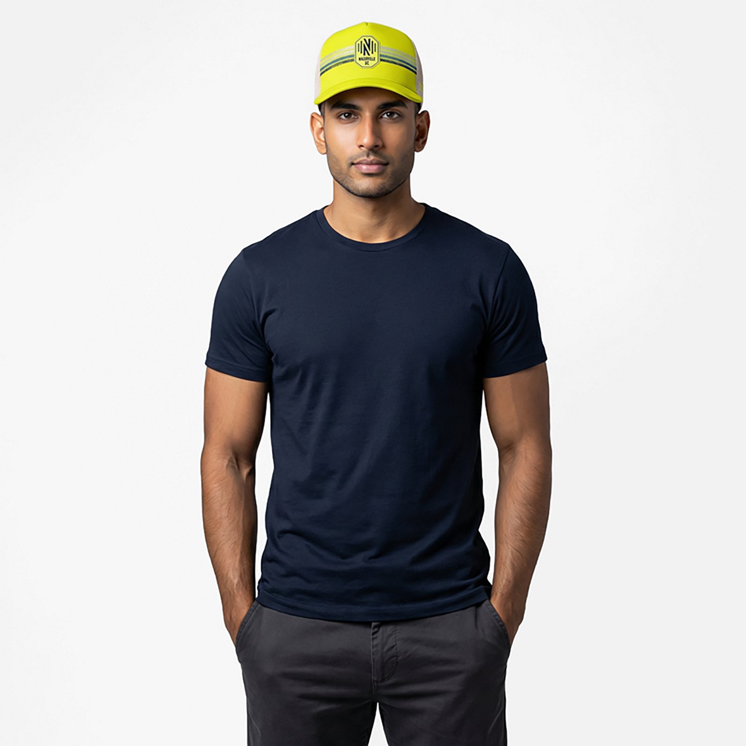 Fanatics Men's Nashville SC Journeyman Flat Brim Structured Snapback Cap - view number 2