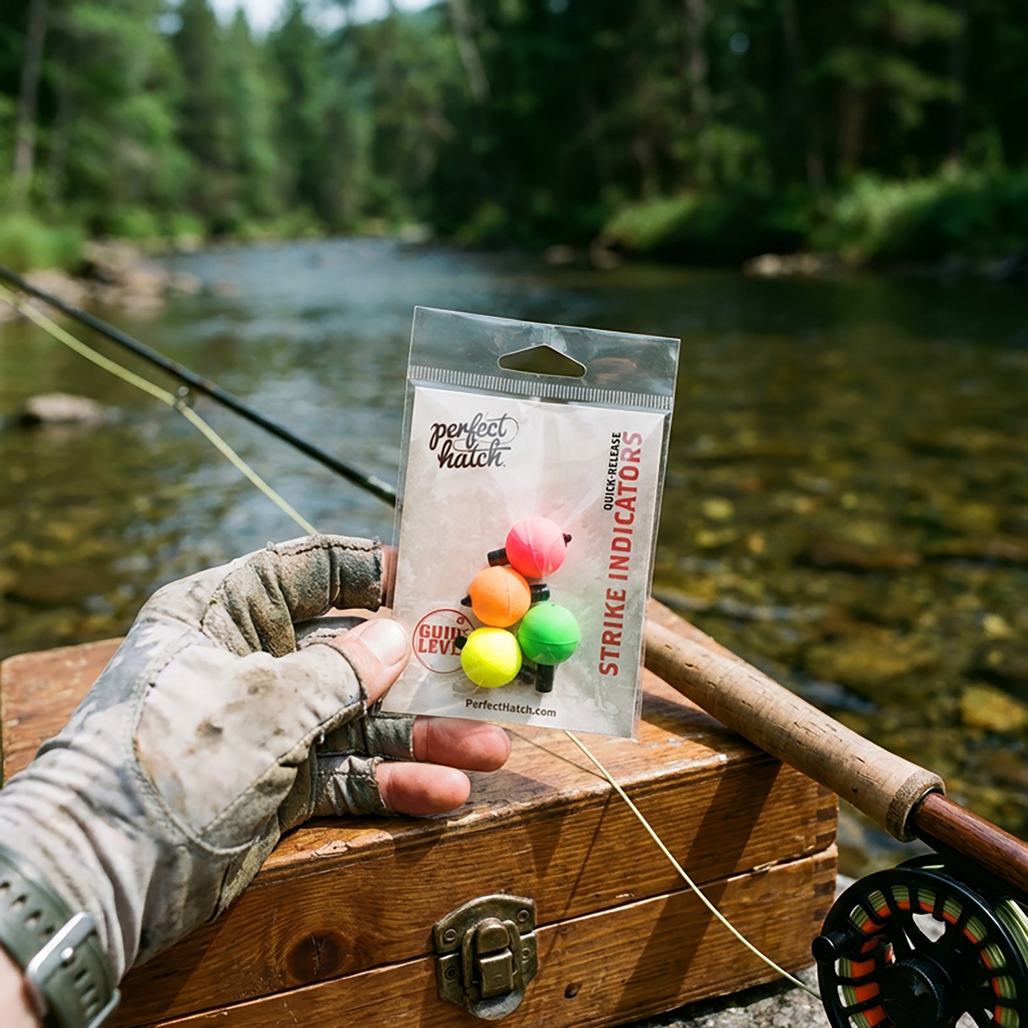 Perfect Hatch Quick Release Round Strike Indicators 4-Pack