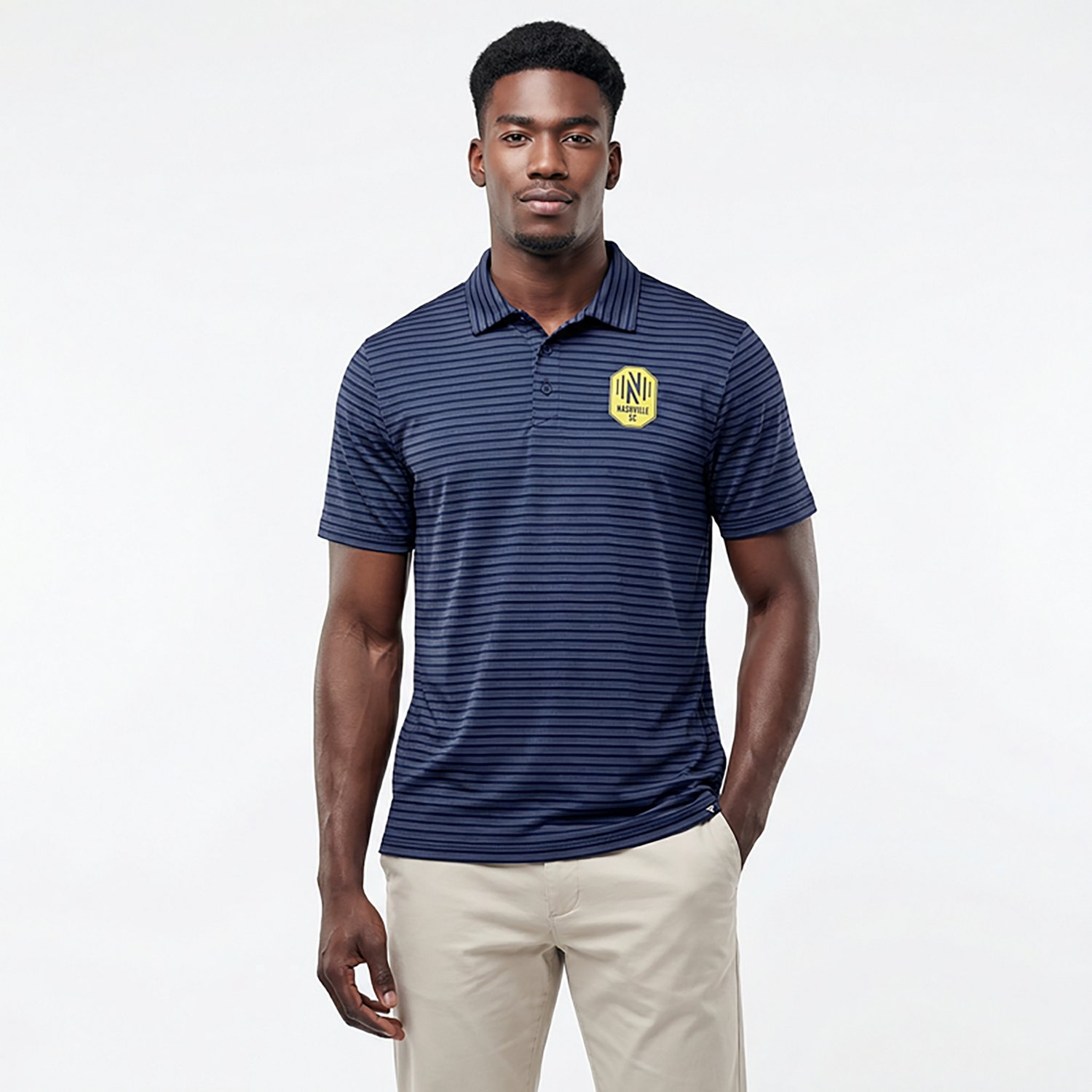 Fanatics Men's Nashville SC Sweeper Polo Shirt - view number 2