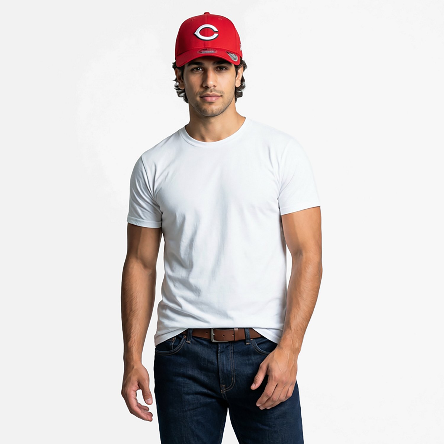 New Era Men's Cincinnati Reds Player Replica Game 9SEVENTY Stretch Snapback Cap - view number 2