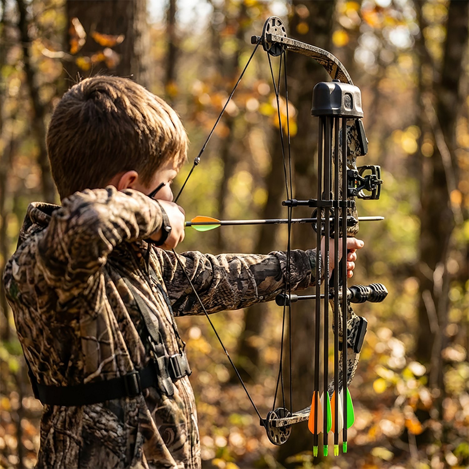 Barnett Youth TOMCAT G3 Camo Compound Bow Package - view number 2