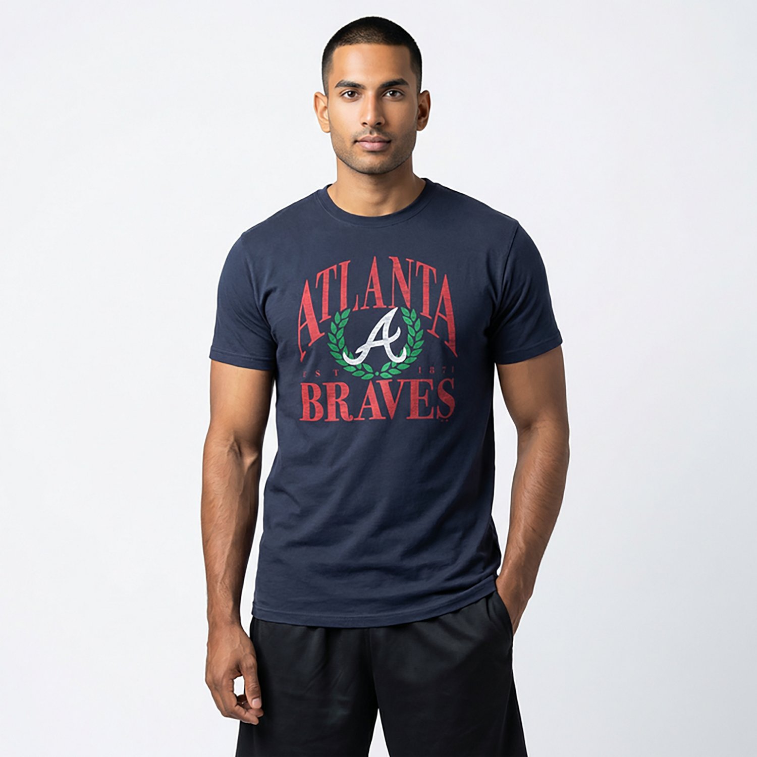 '47 Men's Atlanta Braves Pitchout Franklin T-shirt - view number 2