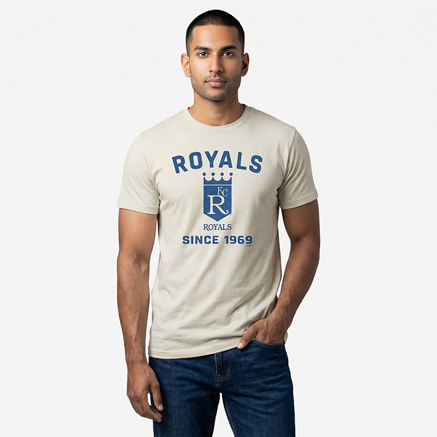 47 Brand Men's Royals Duster Franklin Short Sleeve T-shirt