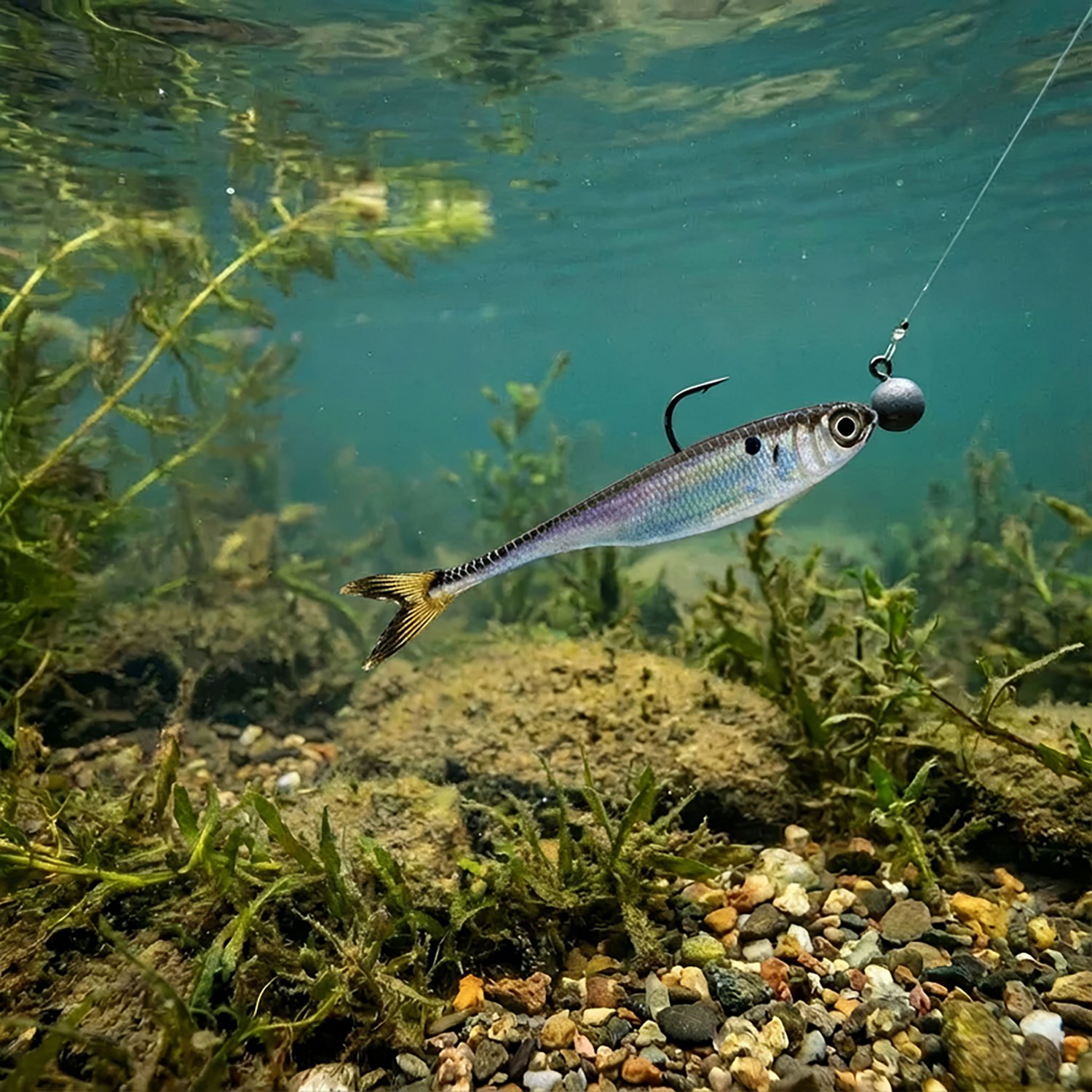 6th Sense Strobe Minnow Unrigged Plastic Swim Bait 5-Pack - view number 6