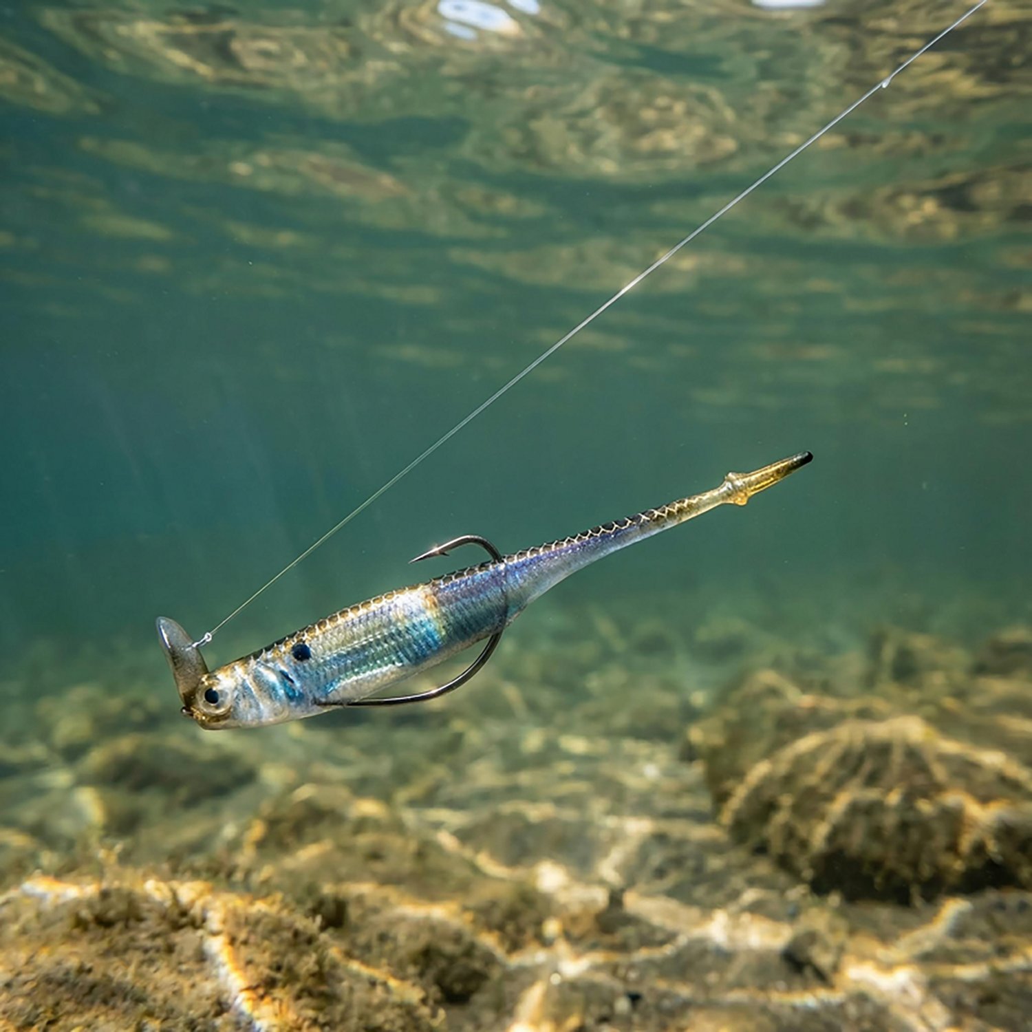 6th Sense Strobe Shaker Unrigged Plastic Swim Bait 5-Pack - view number 2