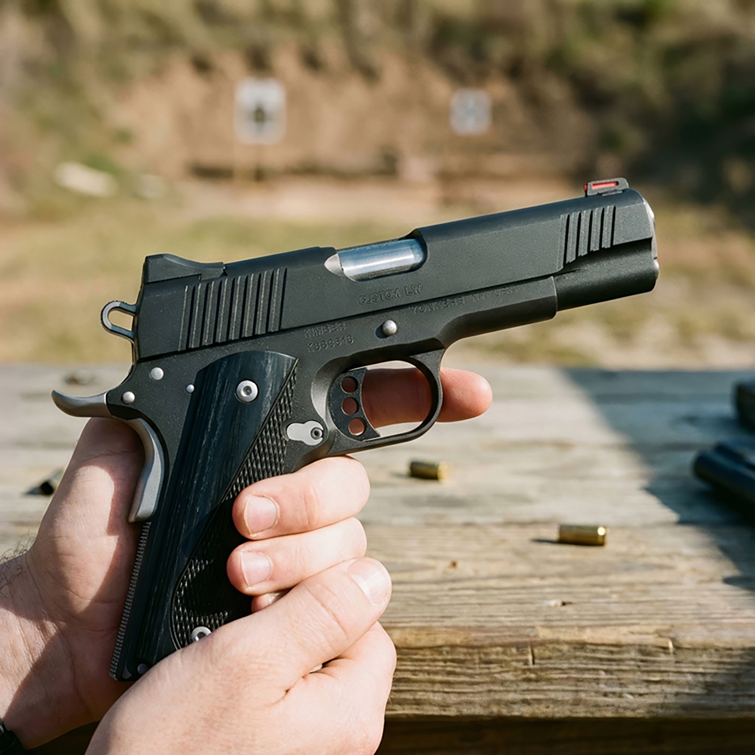 Kimber Custom Lightweight Nighstar .45 ACP Handgun                                                                               - view number 3