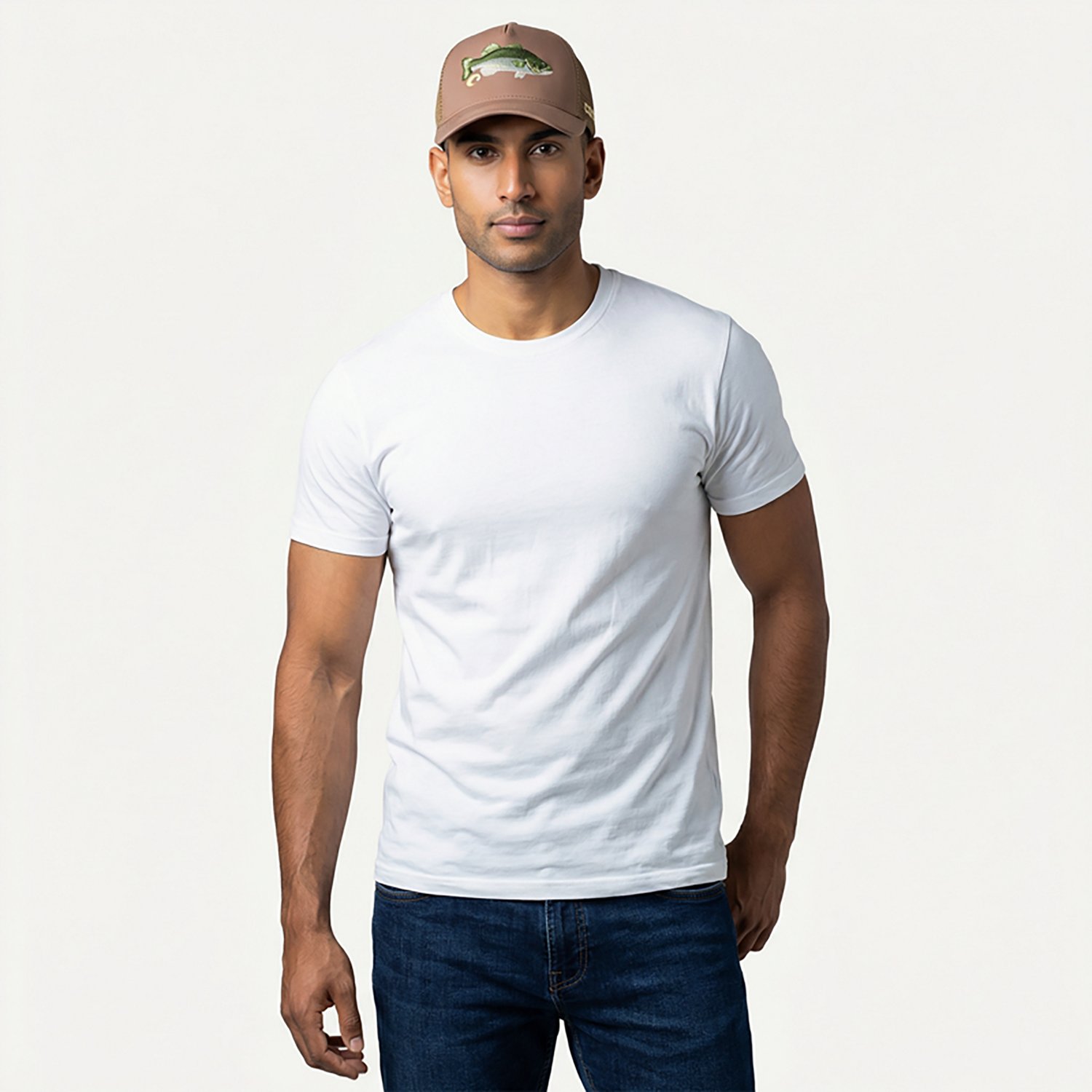 Costa Del Mar Men's Stitched Bass Trucker Hat