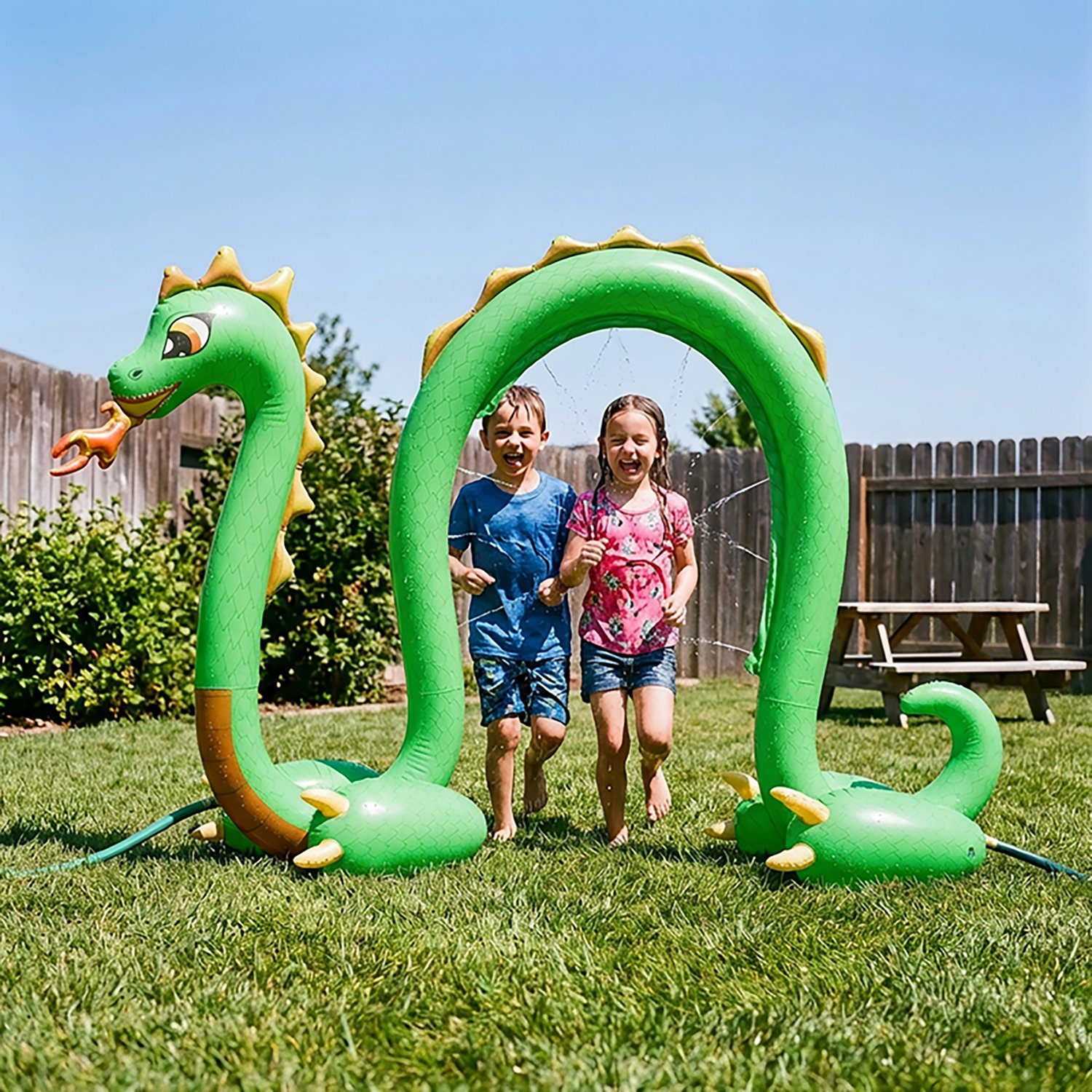 O'Rageous Kids' Inflatable Dragon Arch Sprinkler - view number 5