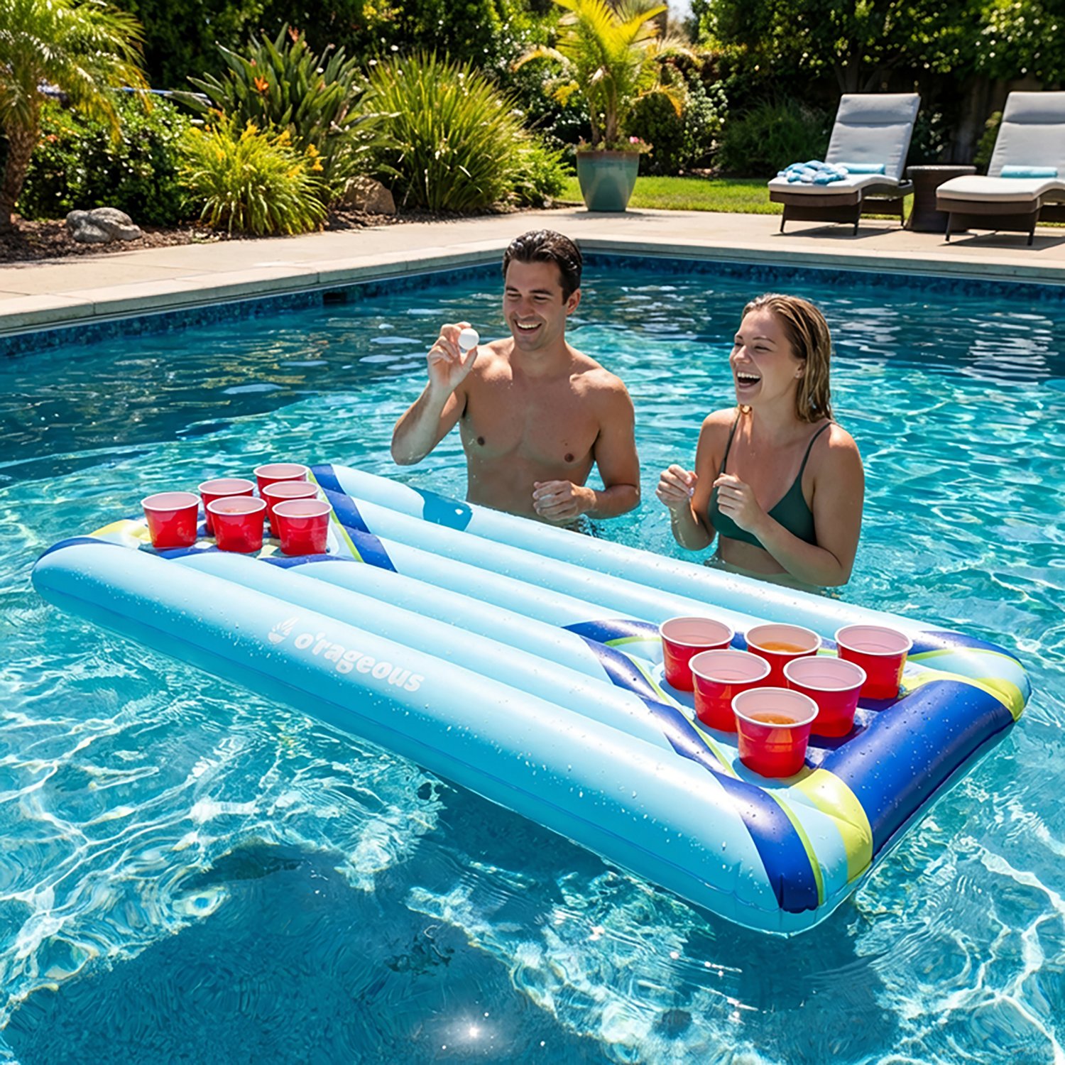 O'Rageous Adults' Party Pong Pool Float - view number 3