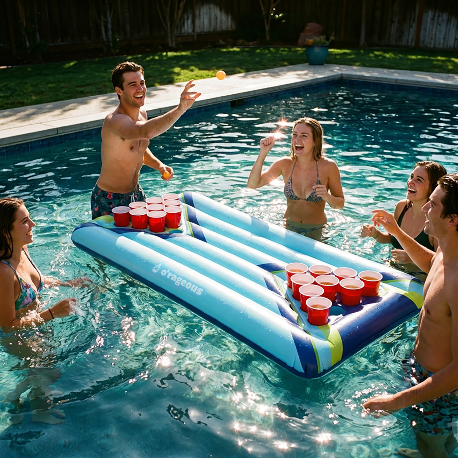 O'Rageous Adults' Party Pong Pool Float - view number 4