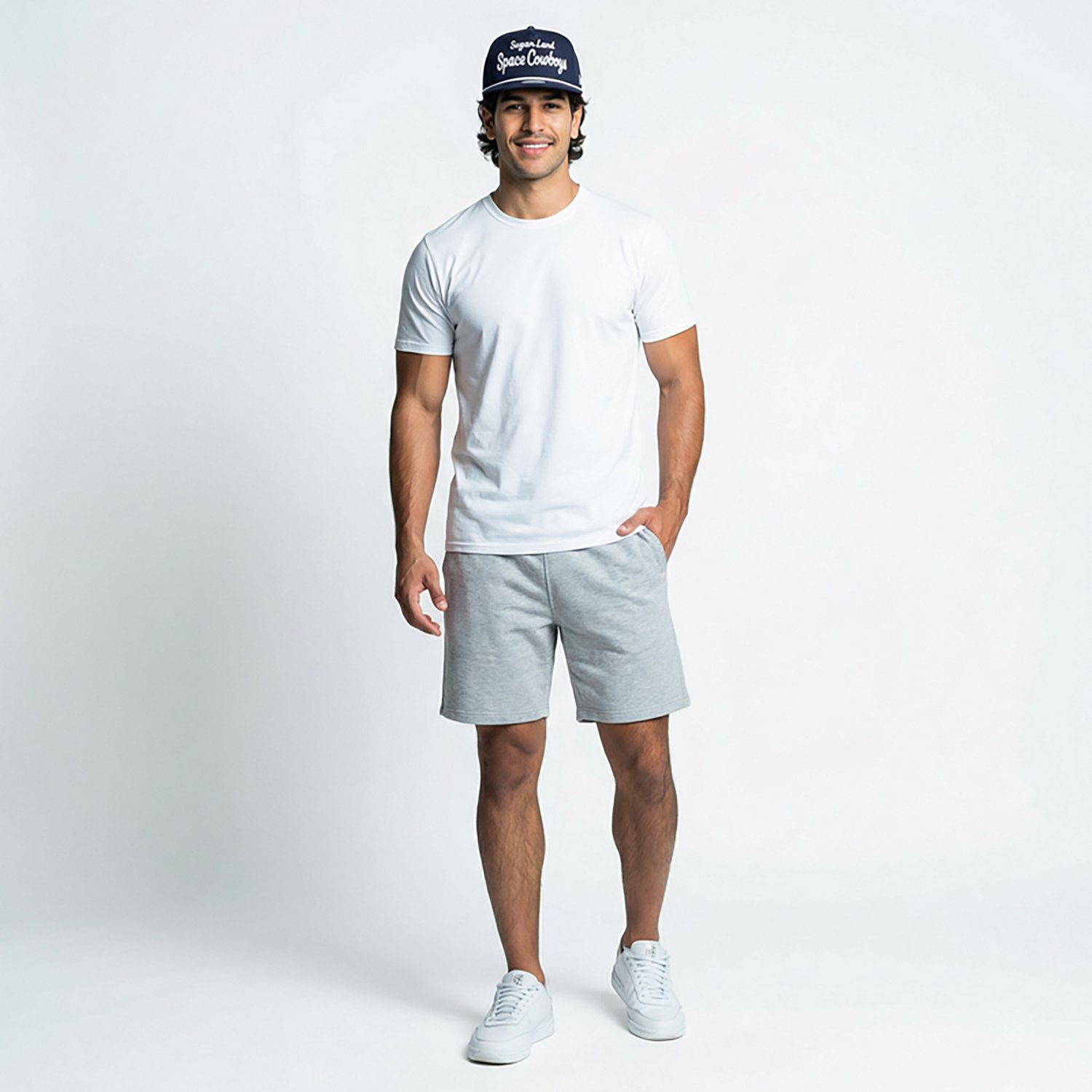 New Era Men's Sugarland Space Cowboys Team Script Golfer Cap